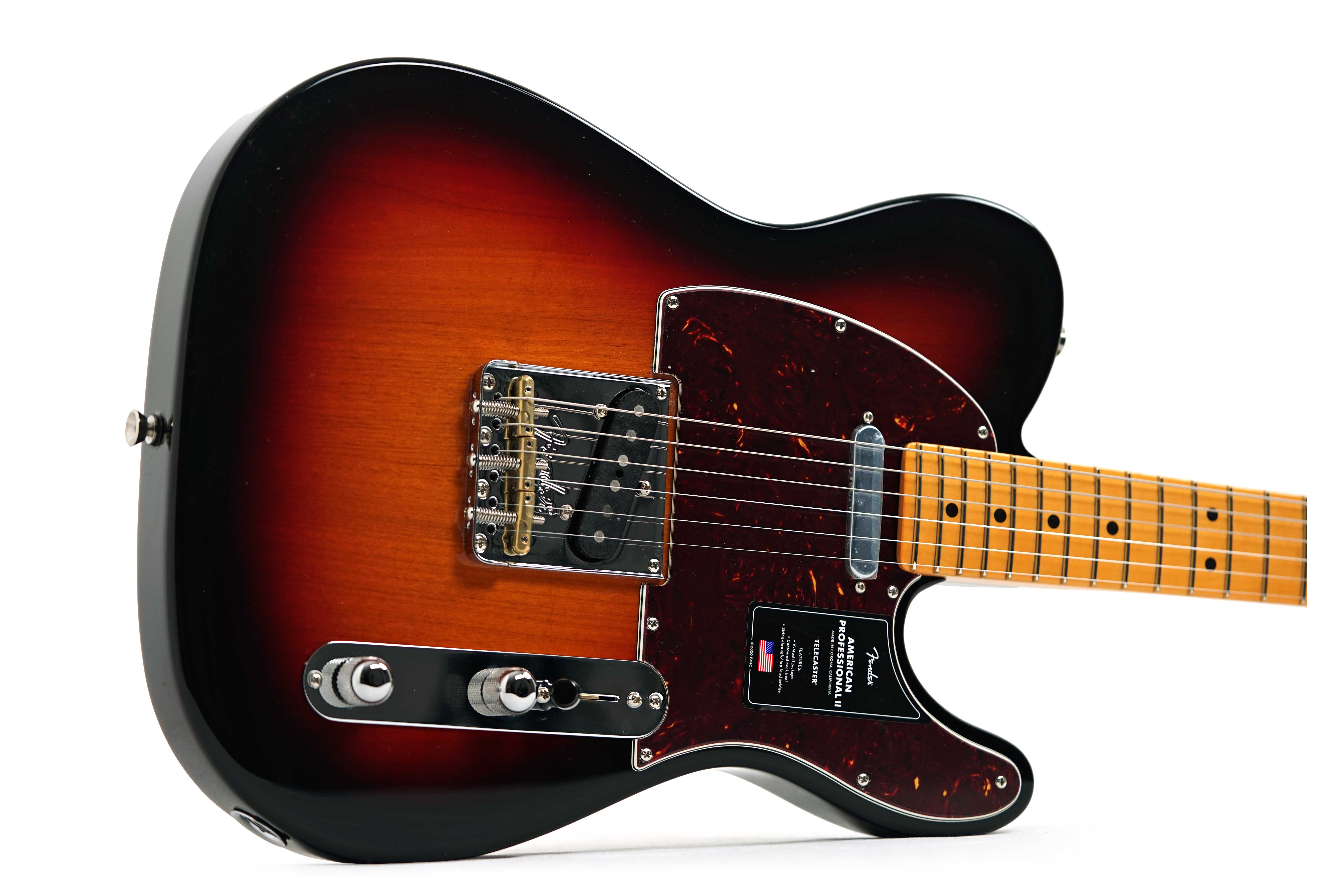 Fender American Professional II Telecaster 3 Tone Sunburst Maple Fingerboard #US24038702