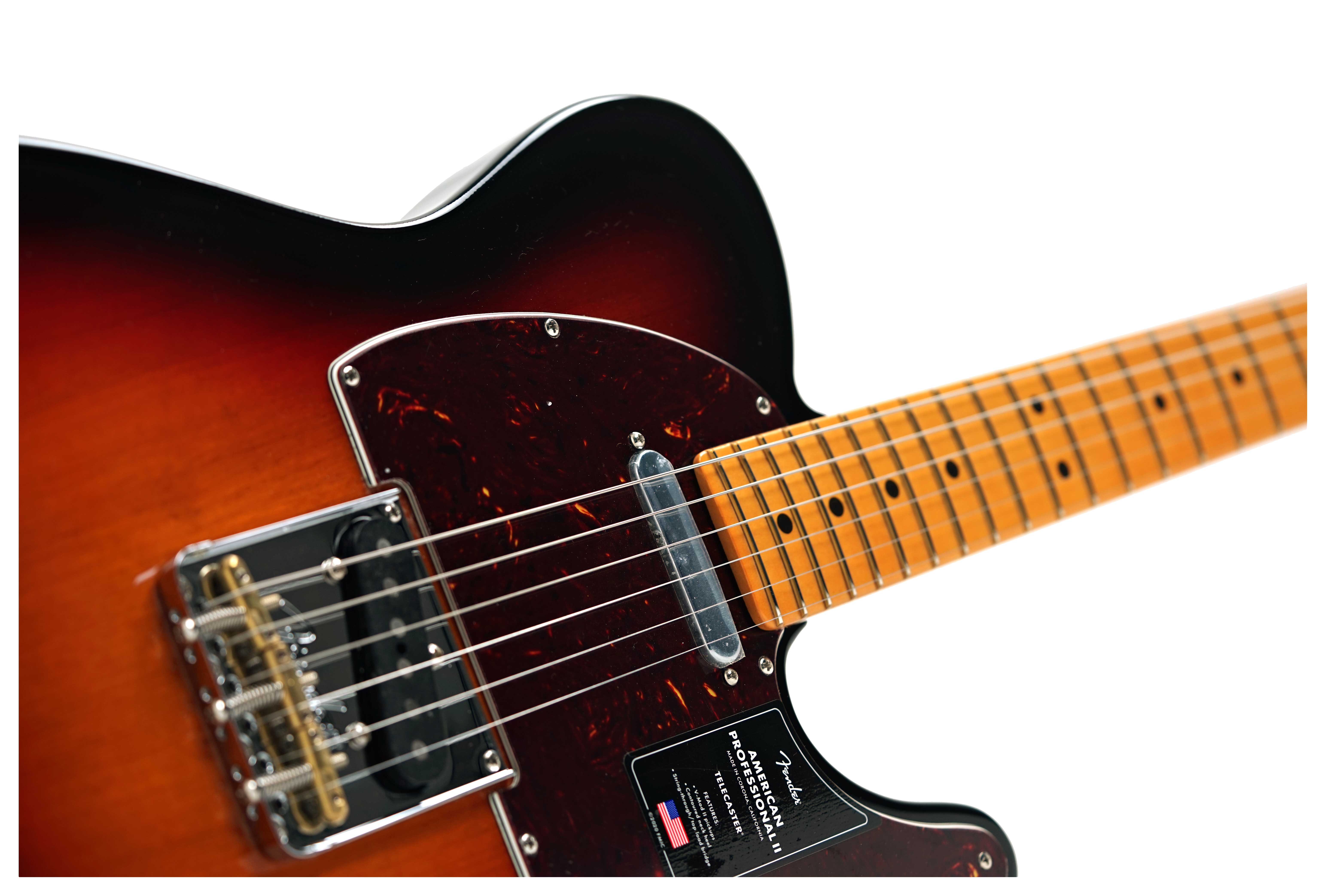 Fender American Professional II Telecaster 3 Tone Sunburst Maple Fingerboard #US24038702