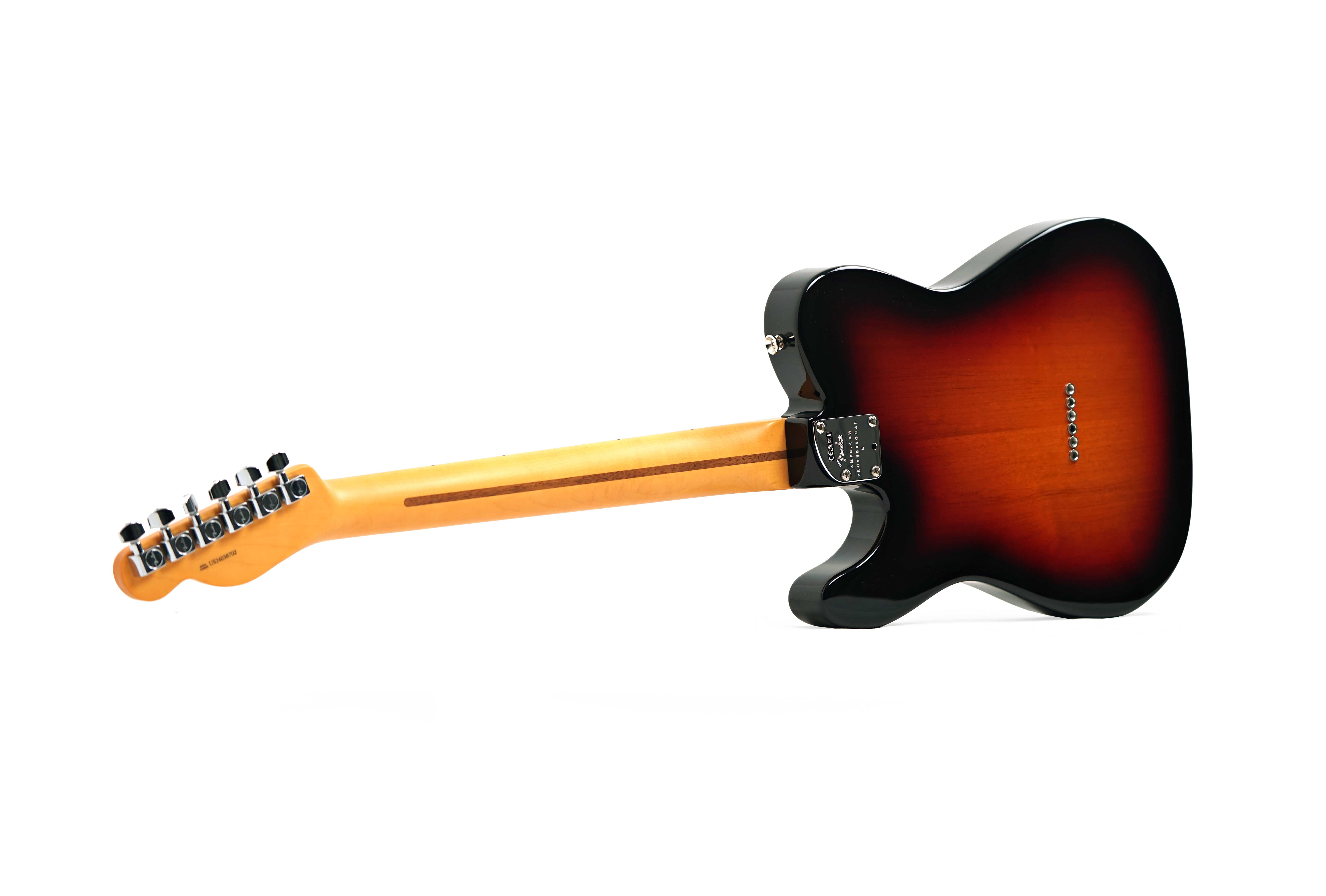 Fender American Professional II Telecaster 3 Tone Sunburst Maple Fingerboard #US24038702