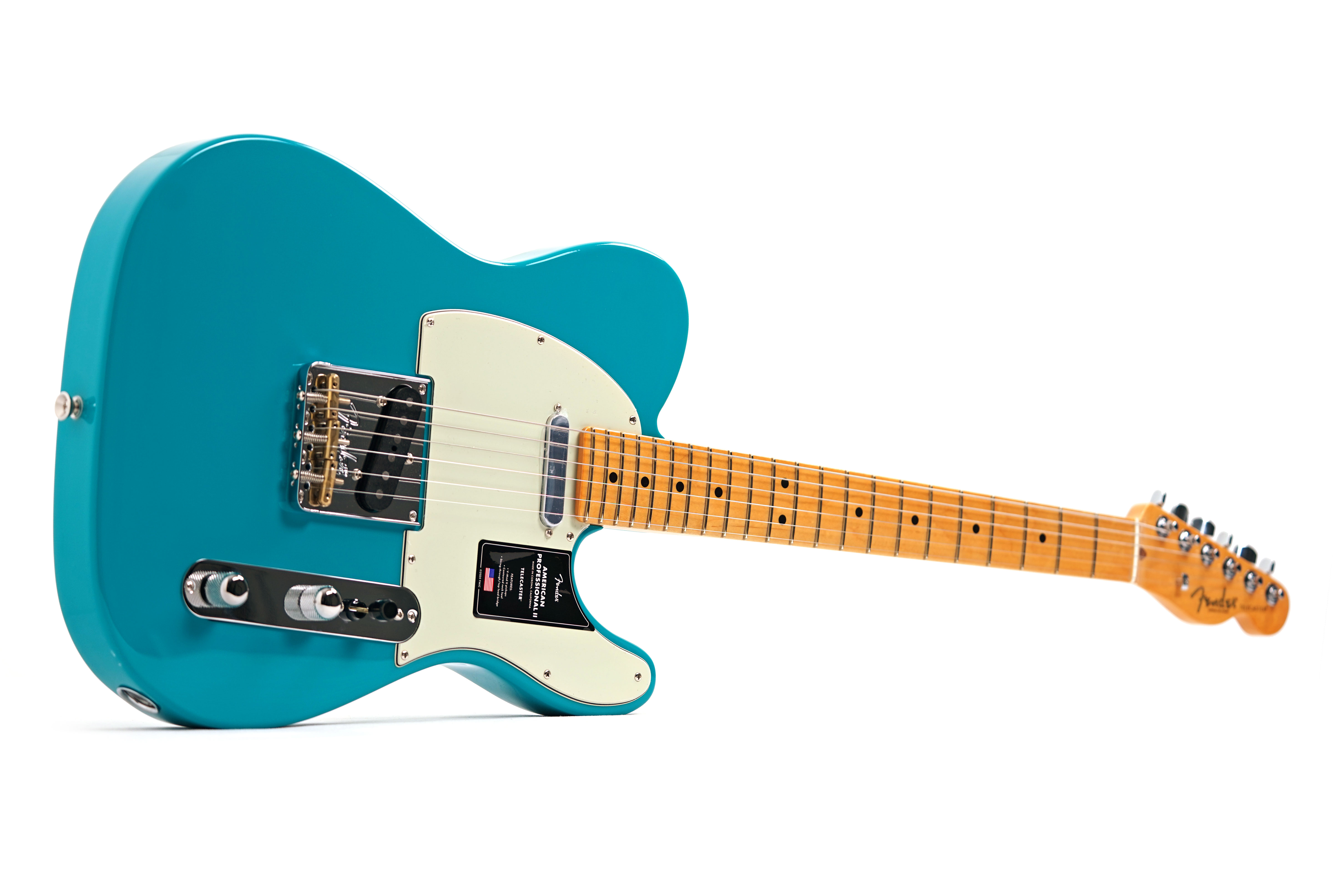 Fender American Professional II Telecaster Miami Blue Maple Fingerboard #US25052472
