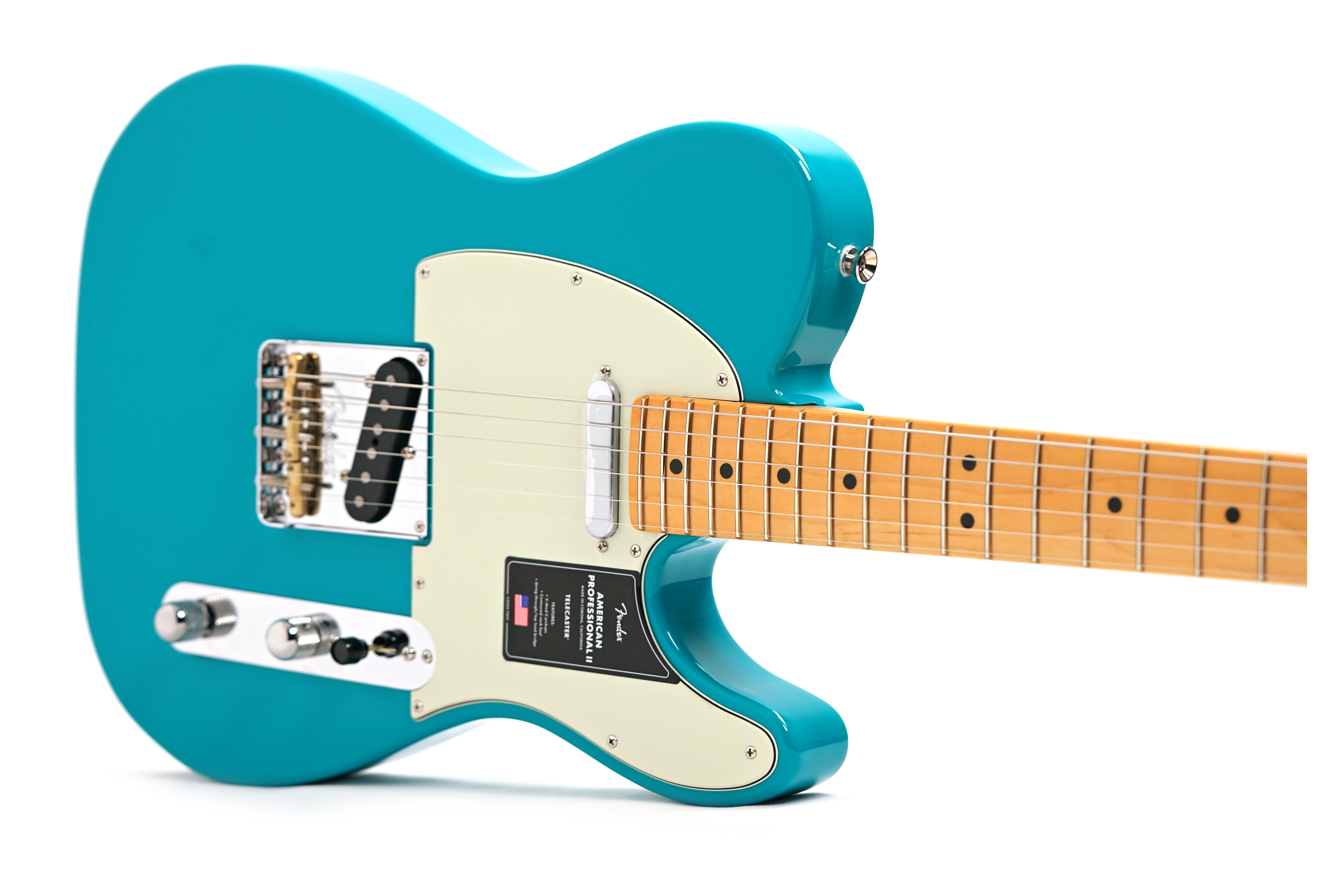 Fender American Professional II Telecaster Miami Blue Maple Fingerboard #US25052472