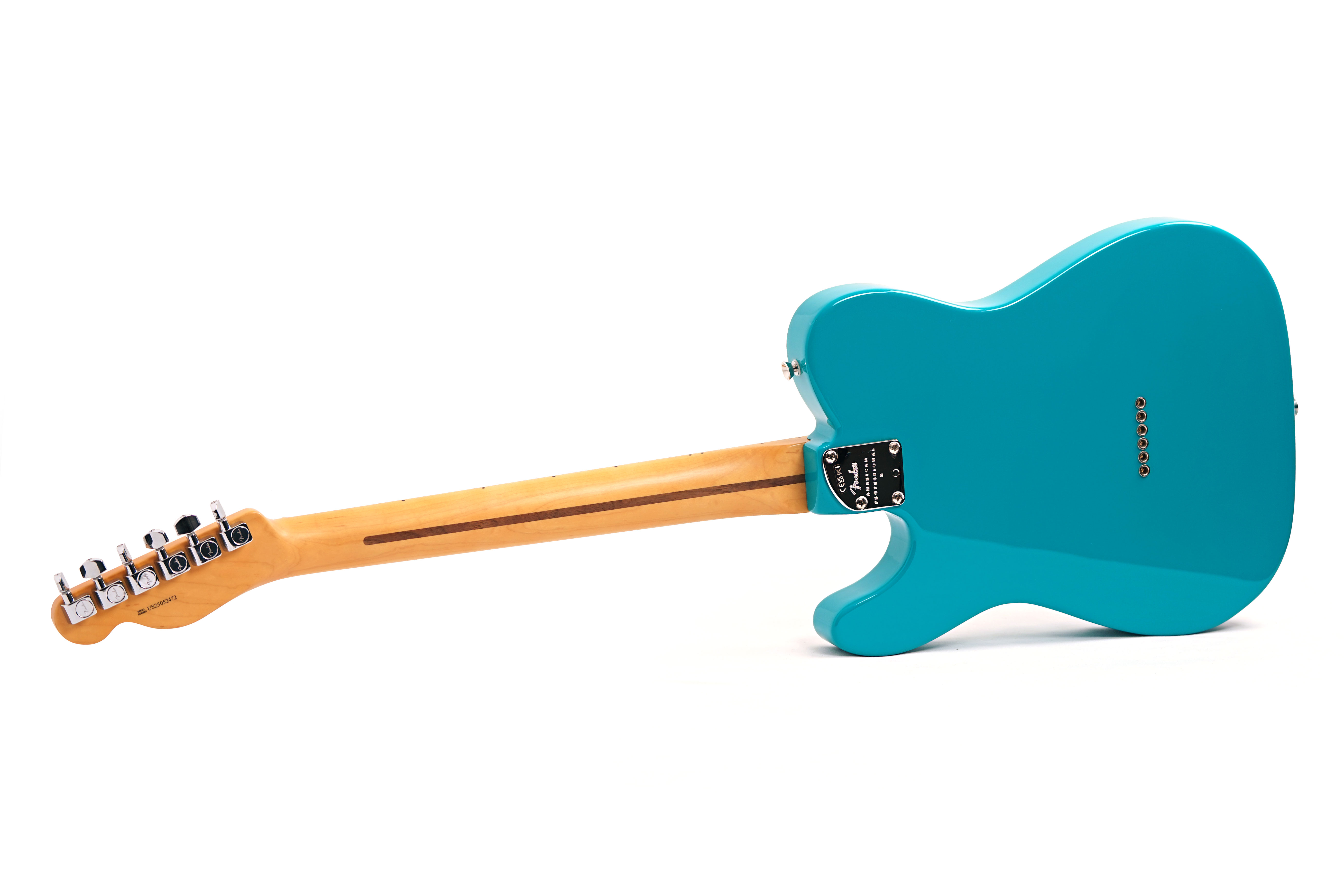 Fender American Professional II Telecaster Miami Blue Maple Fingerboard #US25052472