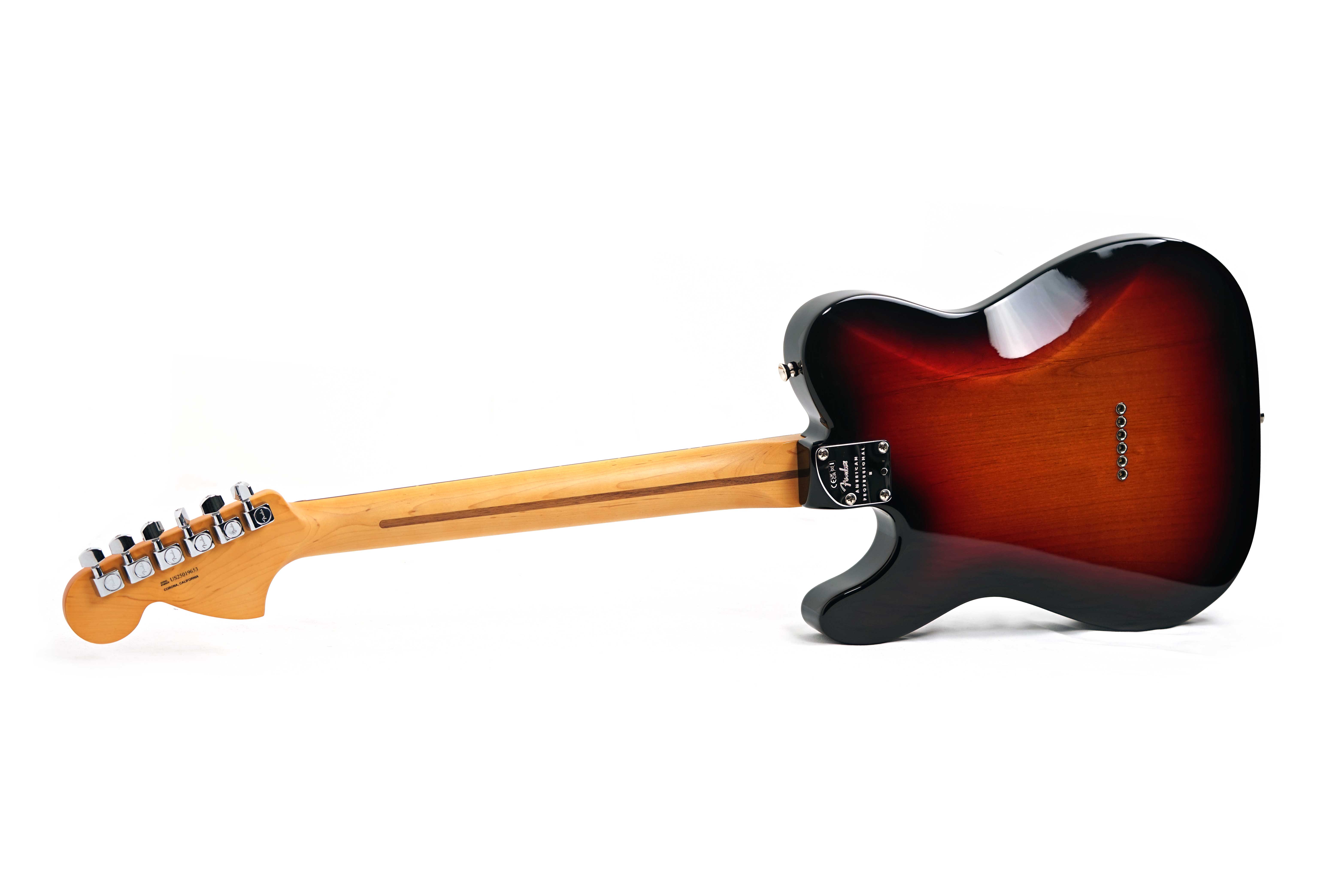 Fender American Professional II Telecaster Deluxe 3 Tone Sunburst Rosewood Fingerboard (Ex-Demo) #US25019653