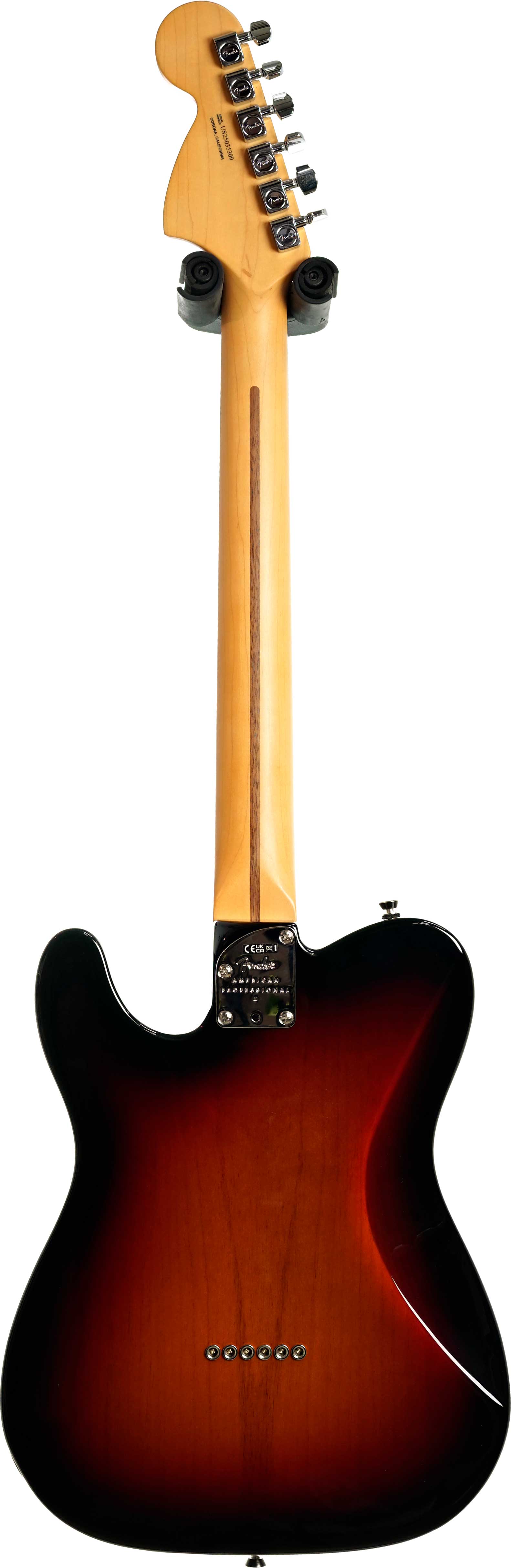 Fender American Professional II Telecaster Deluxe 3 Tone Sunburst Rosewood Fingerboard #US25035309