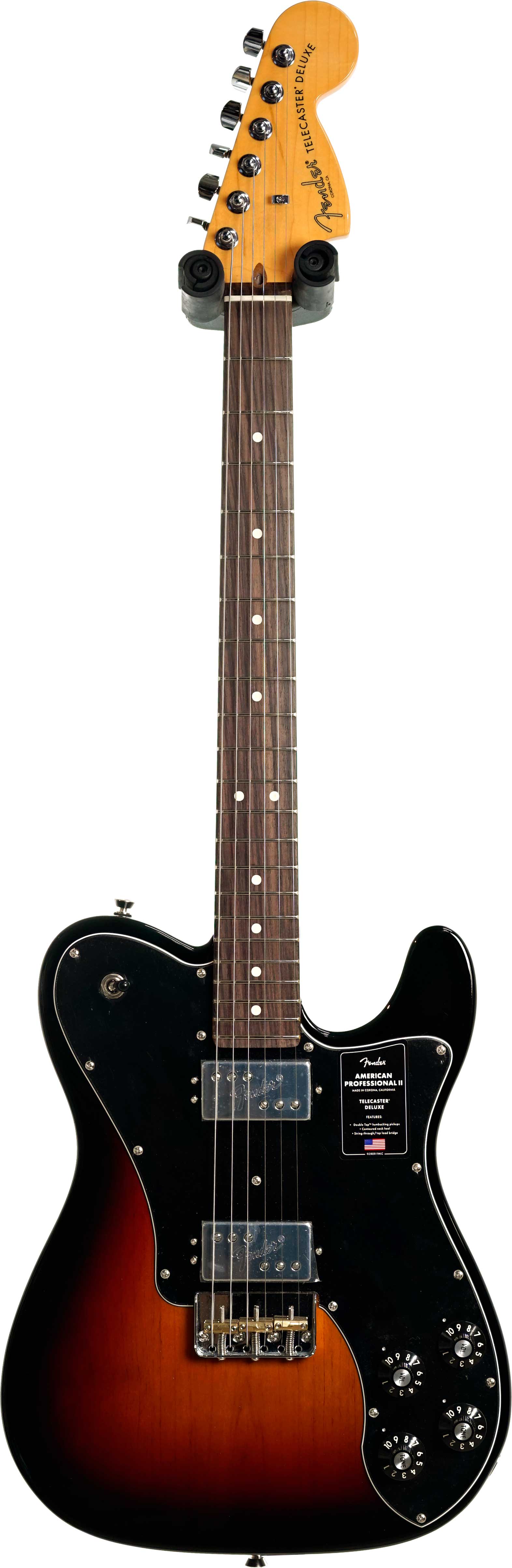 Fender American Professional II Telecaster Deluxe 3 Tone Sunburst Rosewood Fingerboard #US25035309