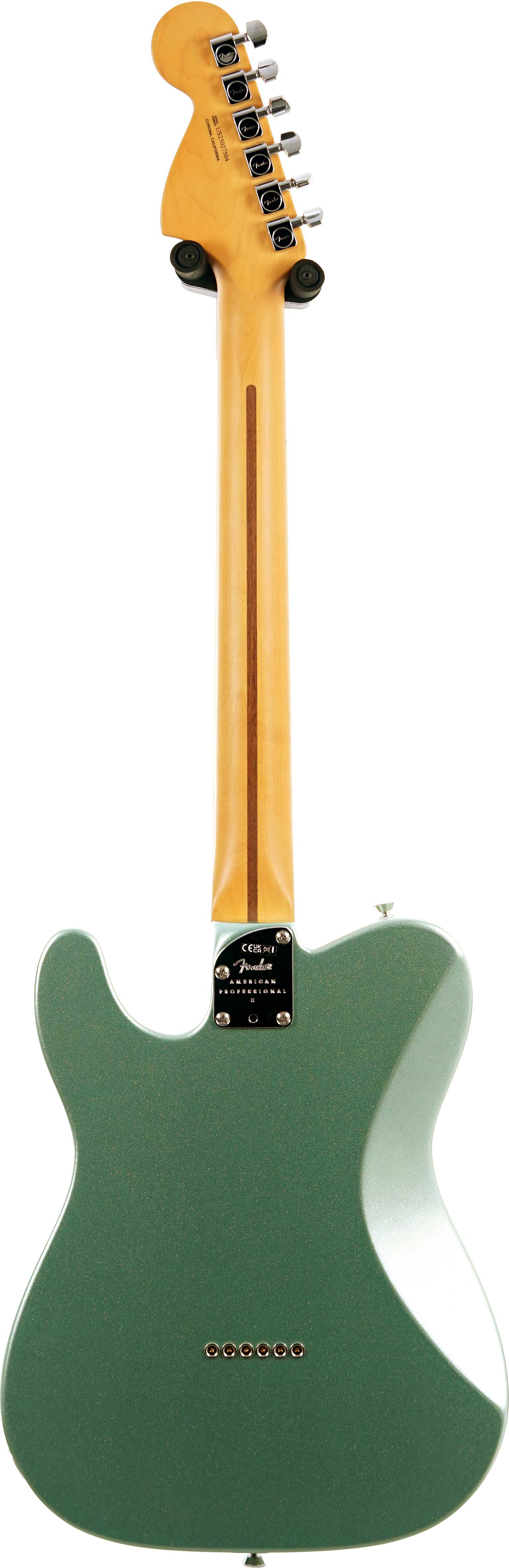 Fender American Professional II Telecaster Deluxe Mystic Surf Green Maple Fingerboard #US25027504