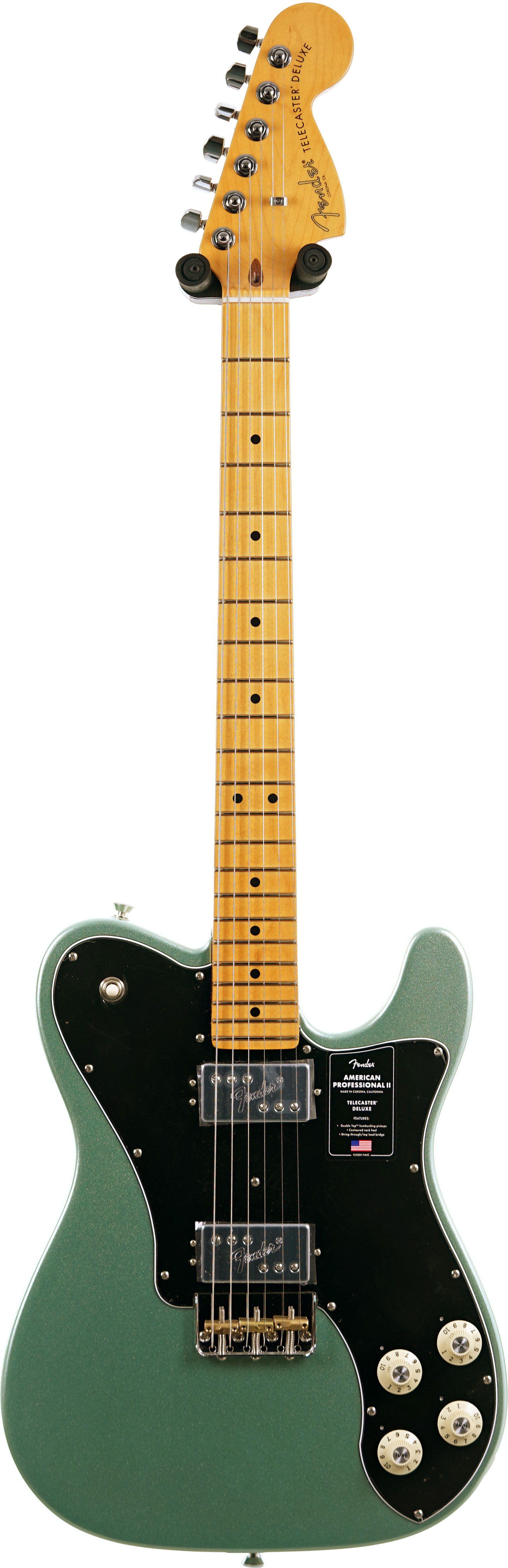 Fender American Professional II Telecaster Deluxe Mystic Surf Green Maple Fingerboard #US25027504