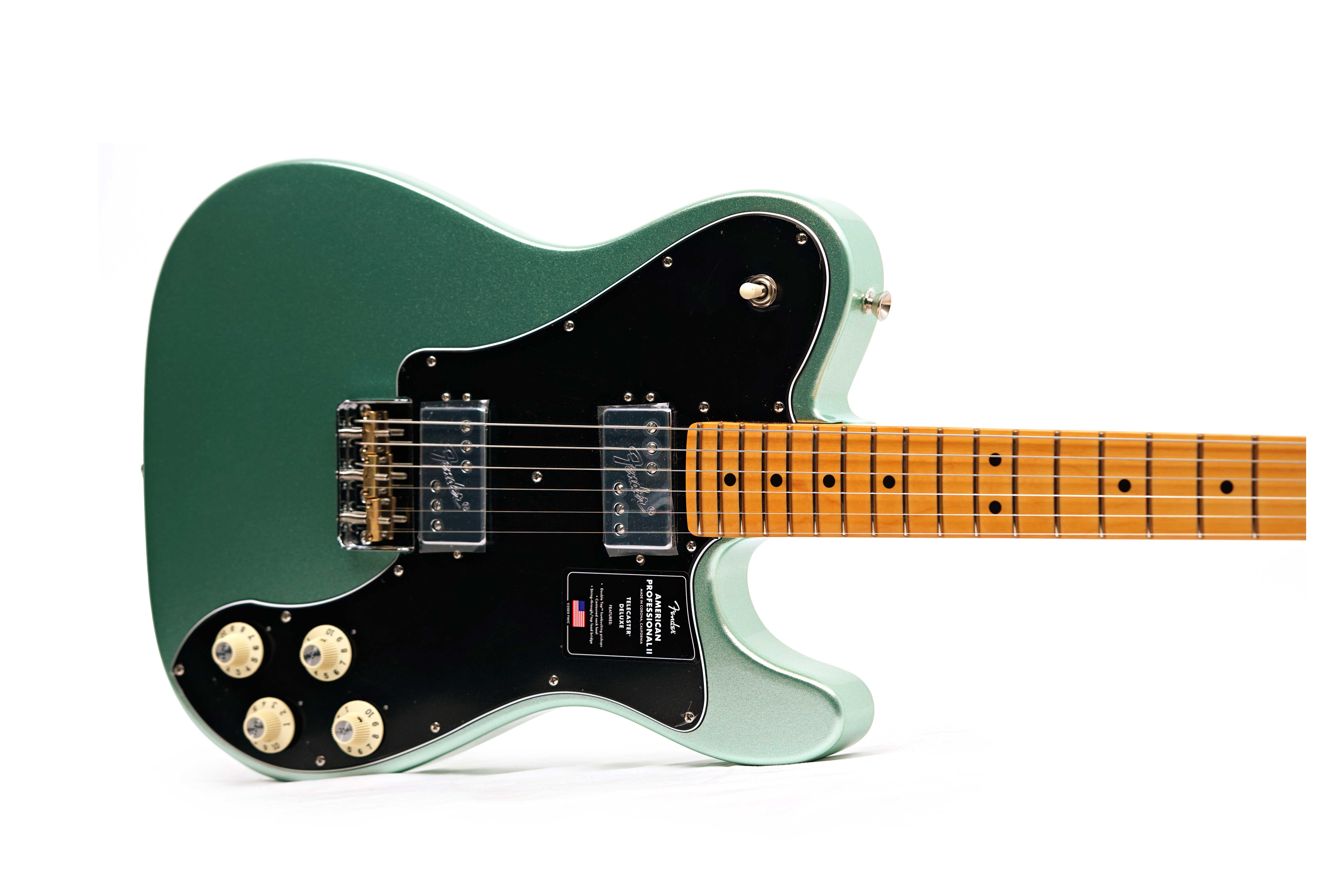 Fender American Professional II Telecaster Deluxe Mystic Surf Green Maple Fingerboard #US25027504