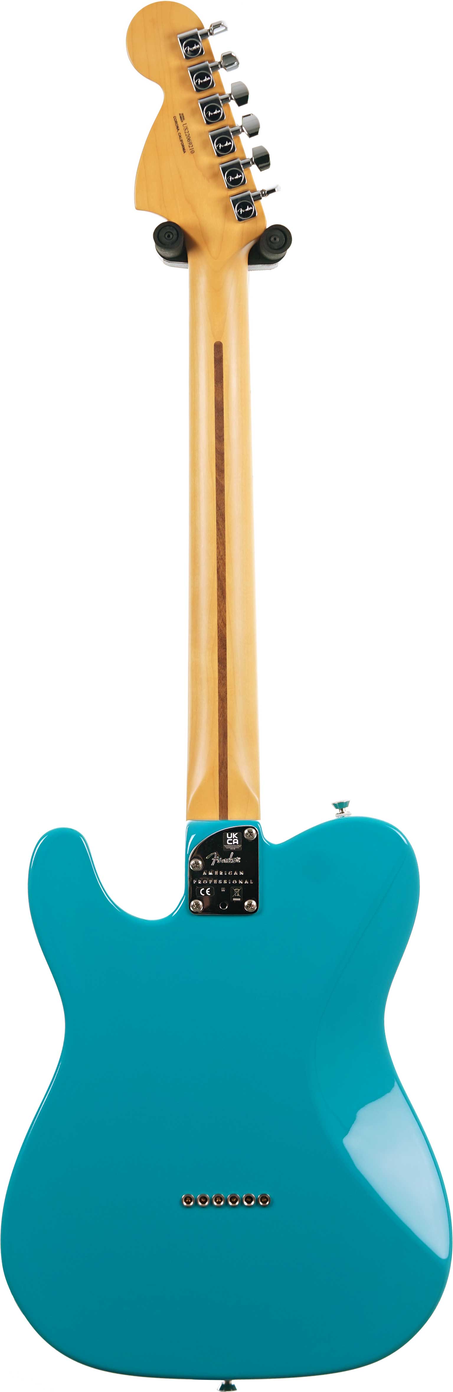 Fender American Professional II Telecaster Deluxe Miami Blue Maple Fingerboard (Ex-Demo) #US22069210