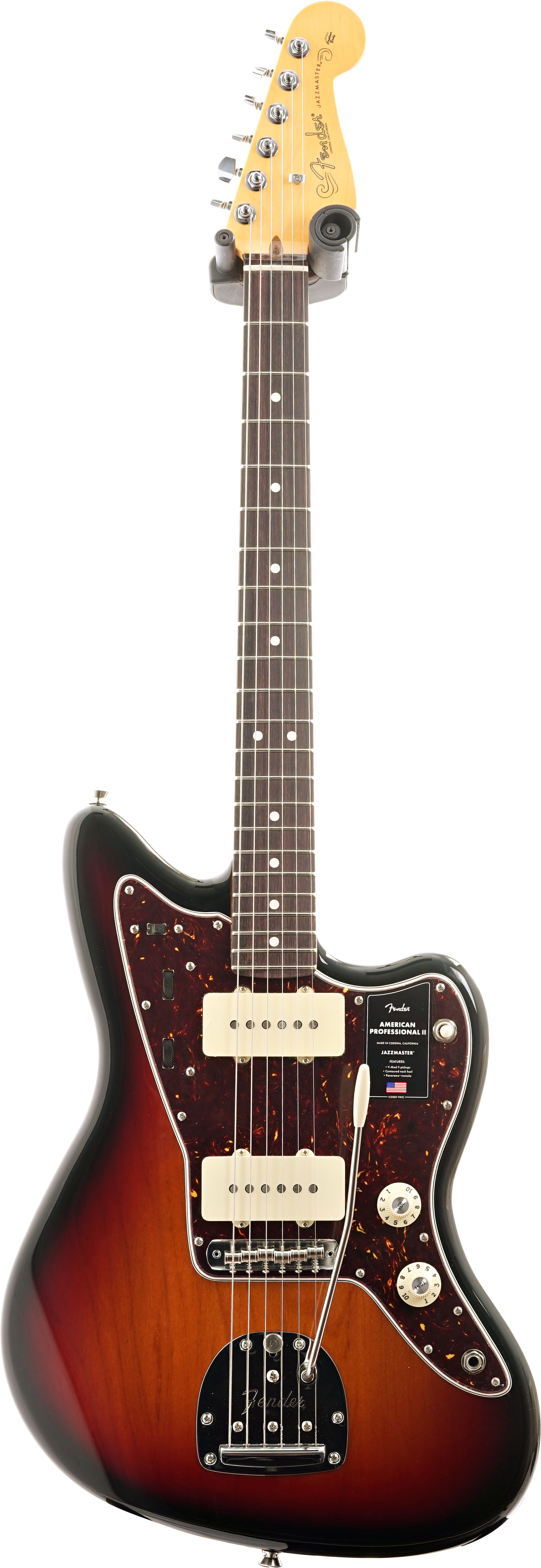 Fender American Professional II Jazzmaster 3 Tone Sunburst Rosewood Fingerboard #US25067149