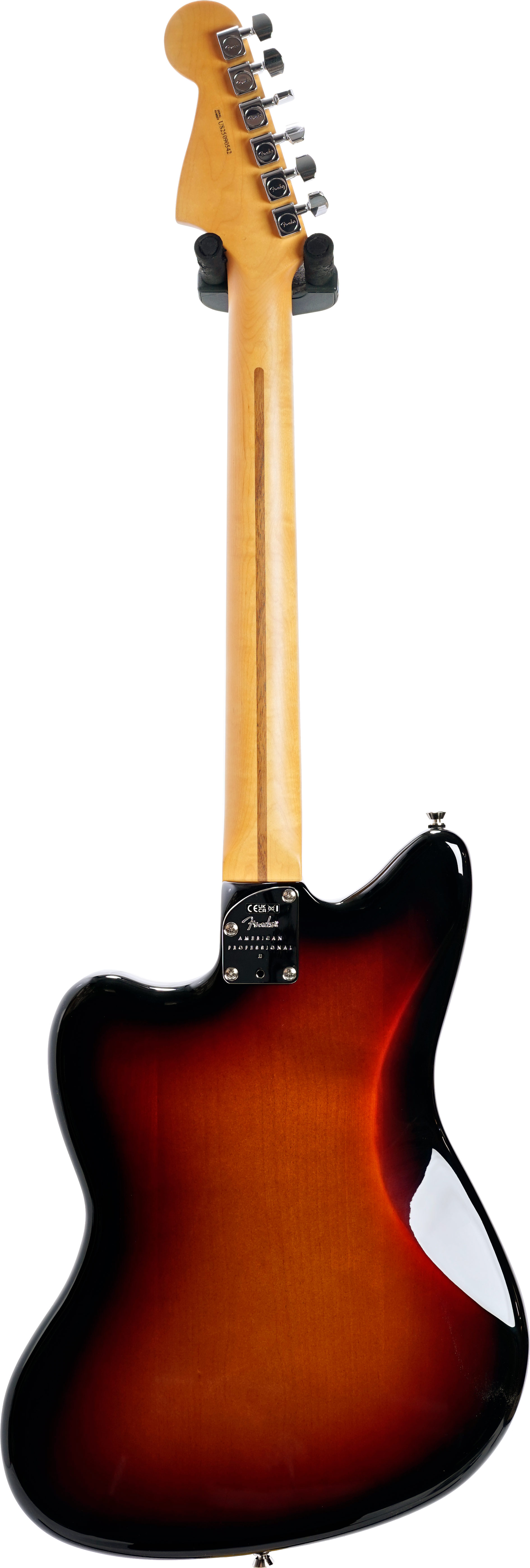 Fender American Professional II Jazzmaster 3 Tone Sunburst Rosewood Fingerboard #US25090542