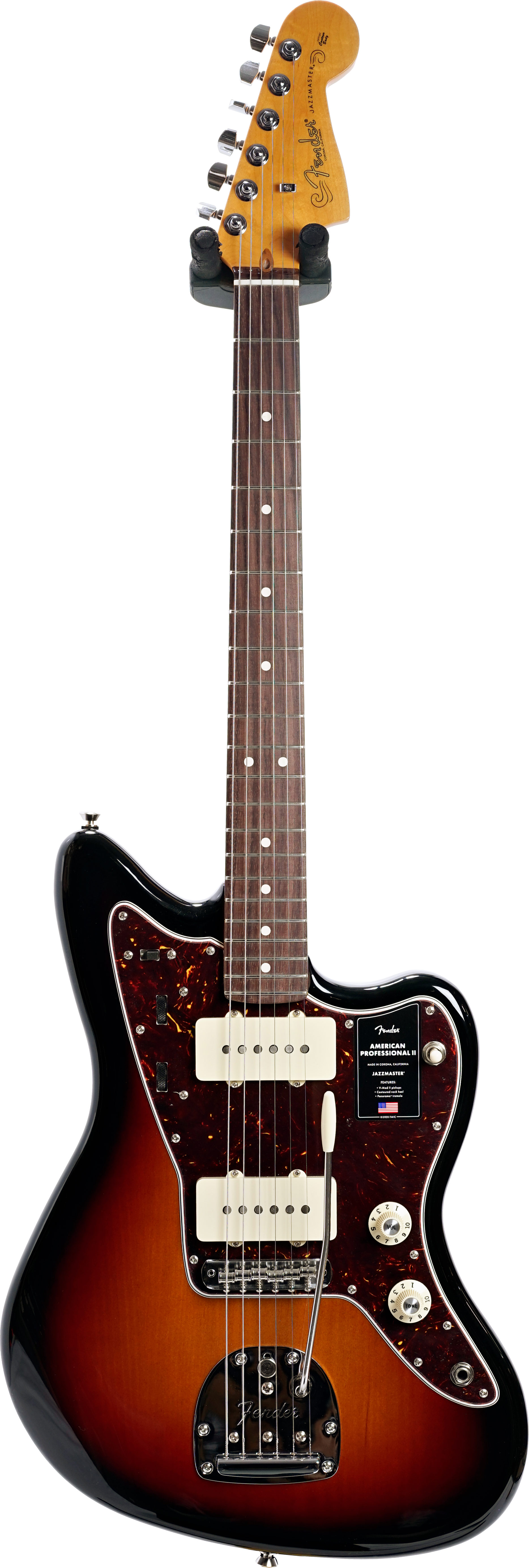 Fender American Professional II Jazzmaster 3 Tone Sunburst Rosewood Fingerboard #US25090542