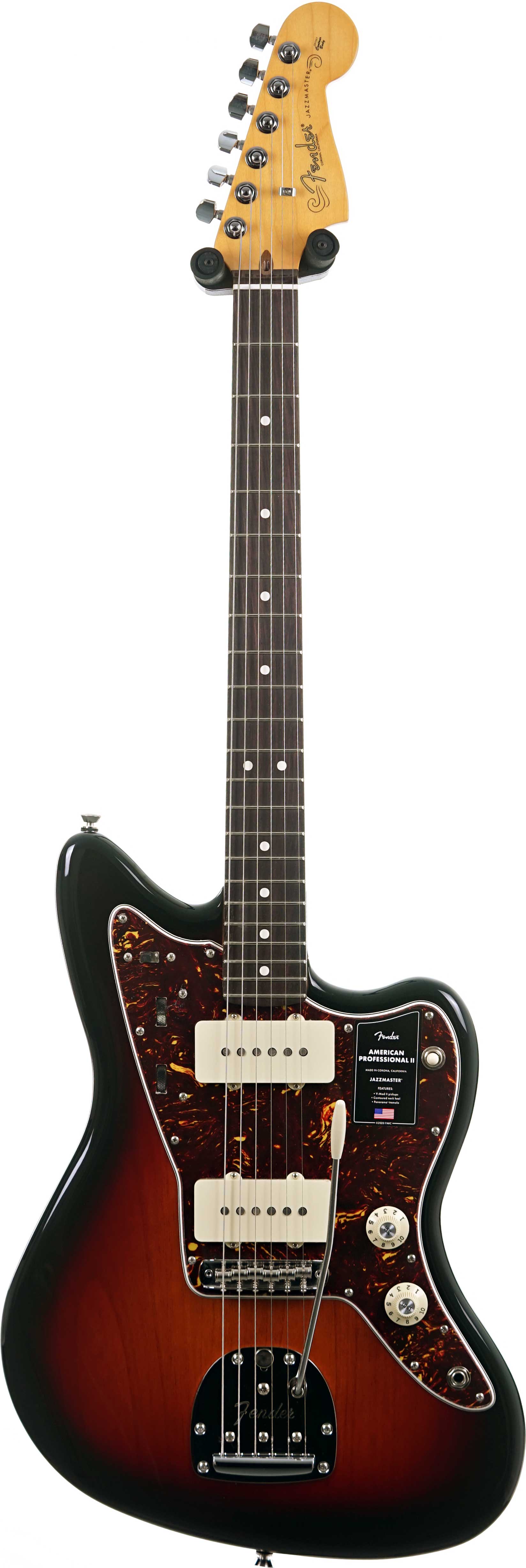 Fender American Professional II Jazzmaster 3 Tone Sunburst Rosewood Fingerboard #US25096867
