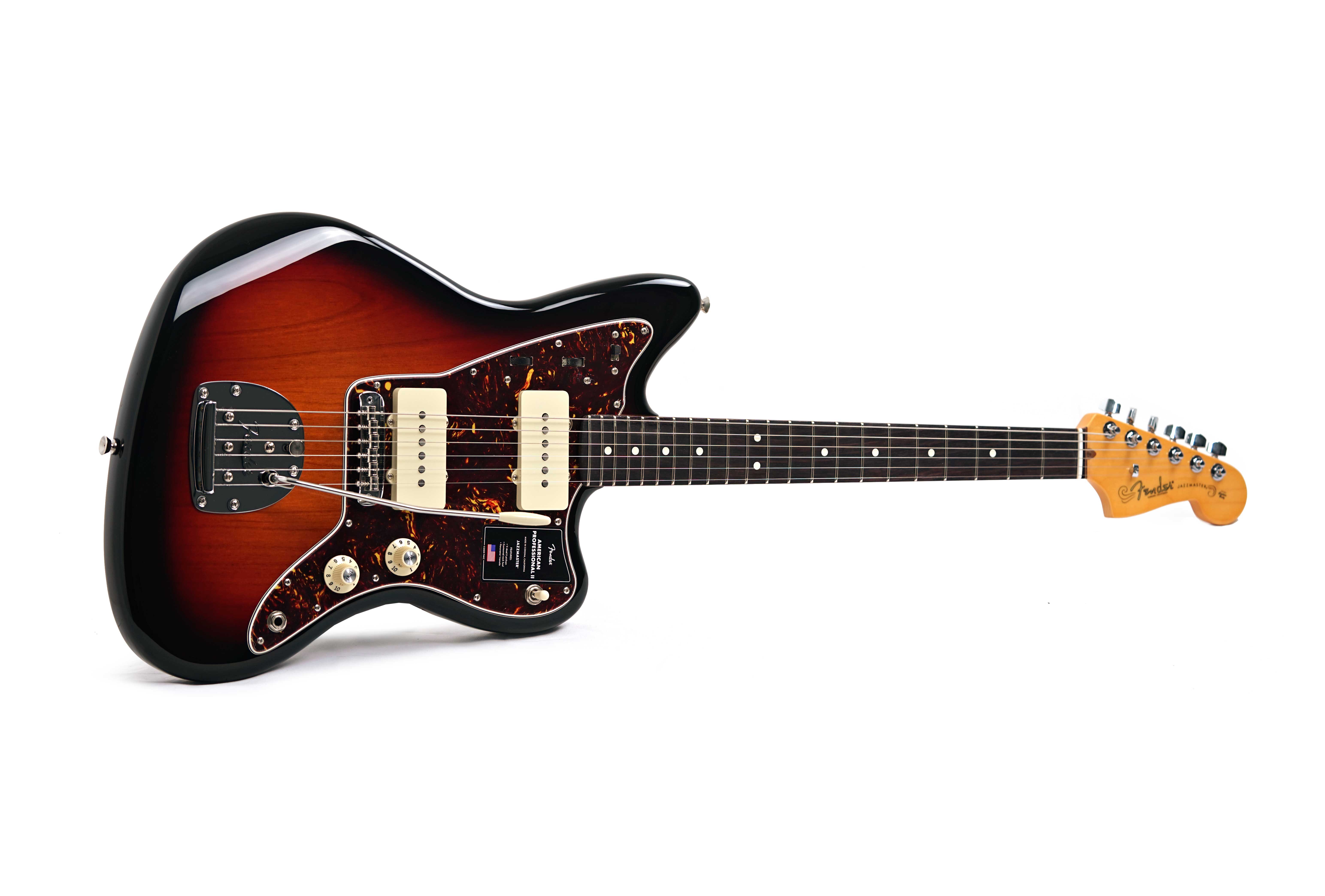 Fender American Professional II Jazzmaster 3 Tone Sunburst Rosewood Fingerboard #US25096867