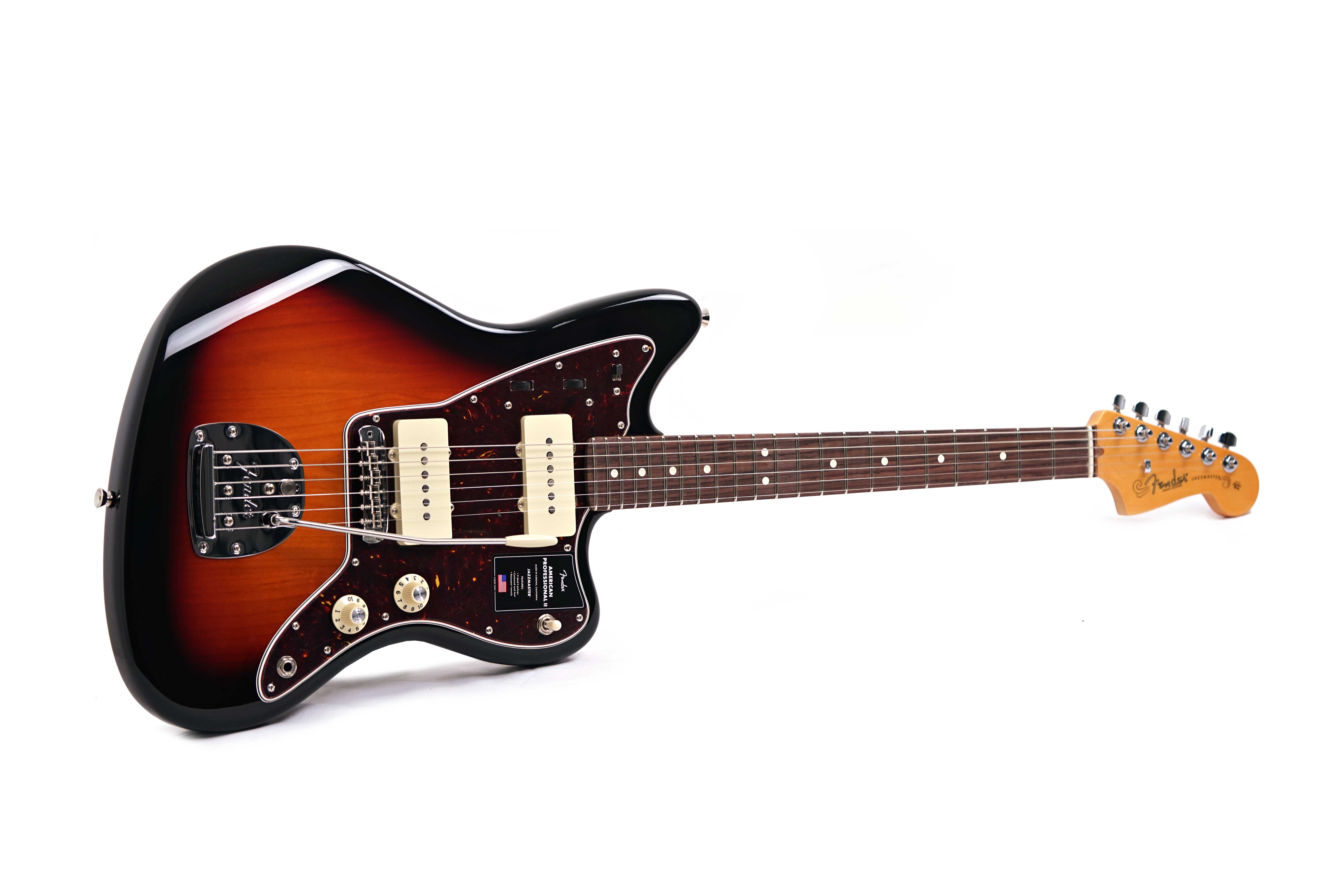 Fender American Professional II Jazzmaster 3 Tone Sunburst Rosewood Fingerboard #US25100760