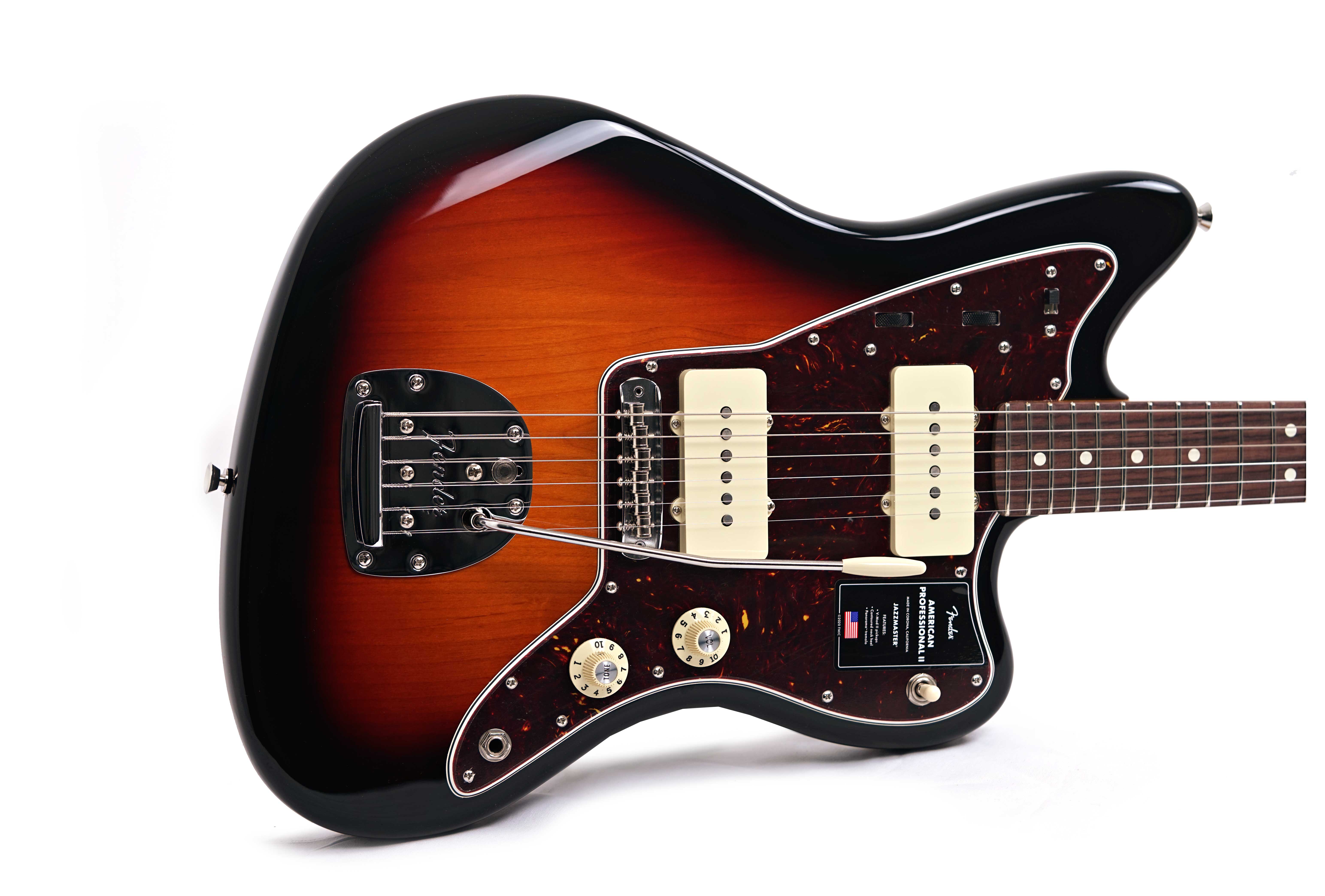 Fender American Professional II Jazzmaster 3 Tone Sunburst Rosewood Fingerboard #US25100760