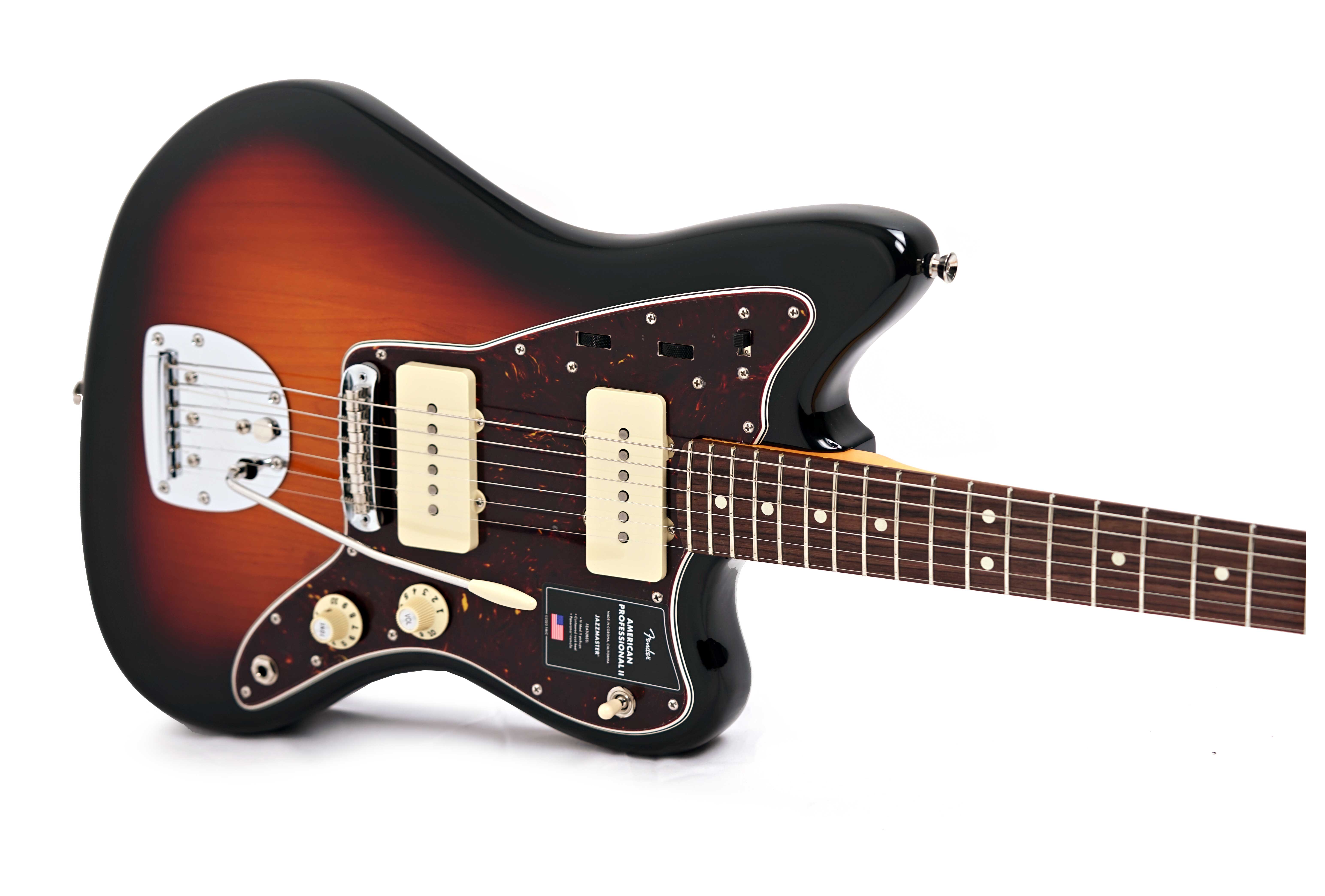 Fender American Professional II Jazzmaster 3 Tone Sunburst Rosewood Fingerboard #US25100760