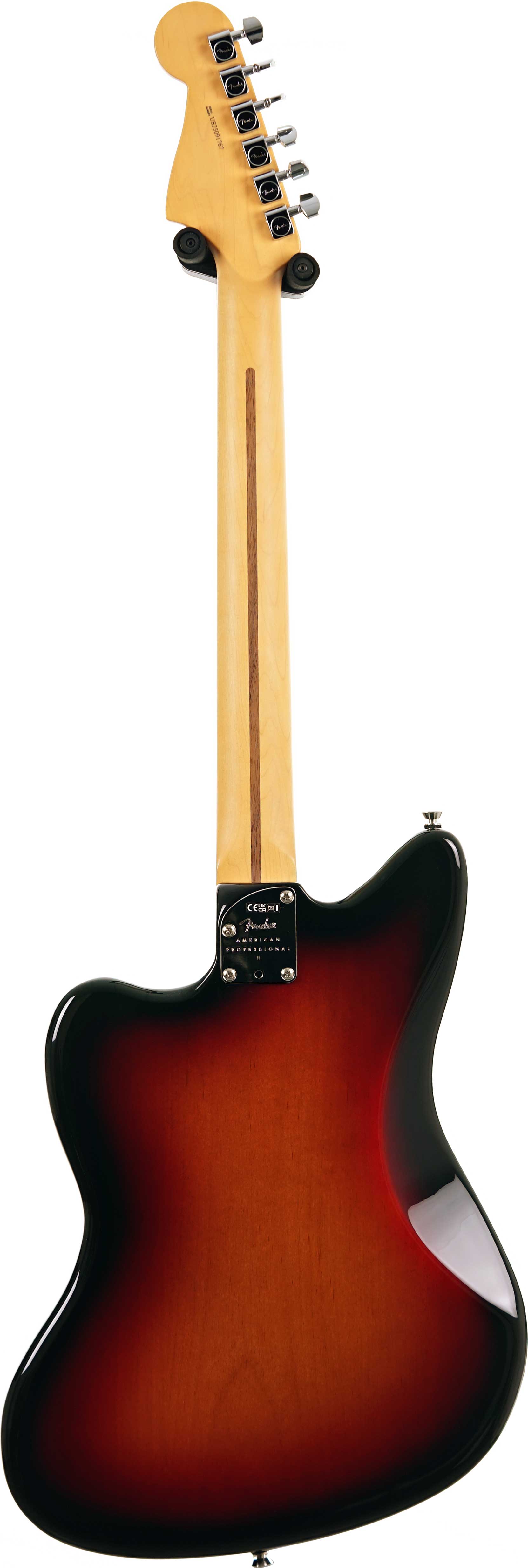 Fender American Professional II Jazzmaster 3 Tone Sunburst Rosewood Fingerboard #US25091767