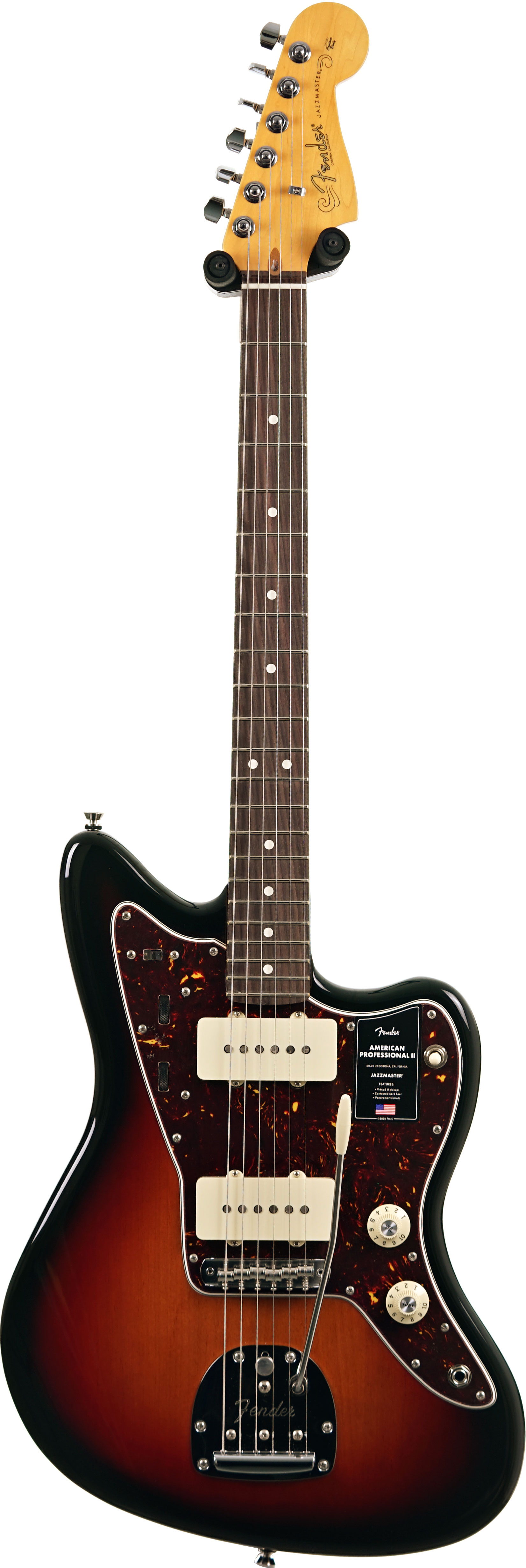 Fender American Professional II Jazzmaster 3 Tone Sunburst Rosewood Fingerboard #US25091767