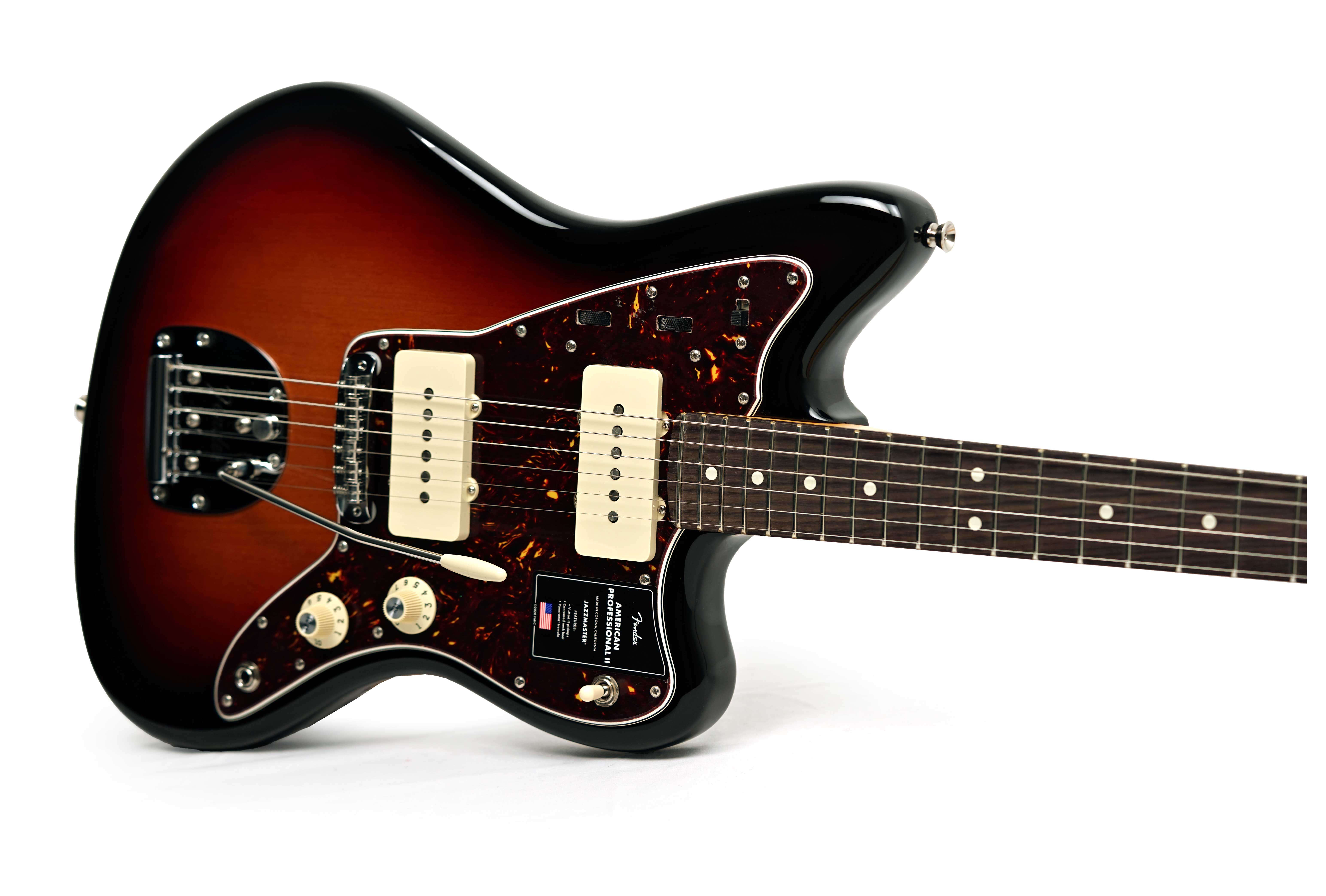 Fender American Professional II Jazzmaster 3 Tone Sunburst Rosewood Fingerboard #US25091767