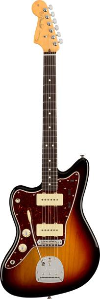 Fender American Professional II Jazzmaster 3 Tone Sunburst Rosewood Fingerboard Left Handed