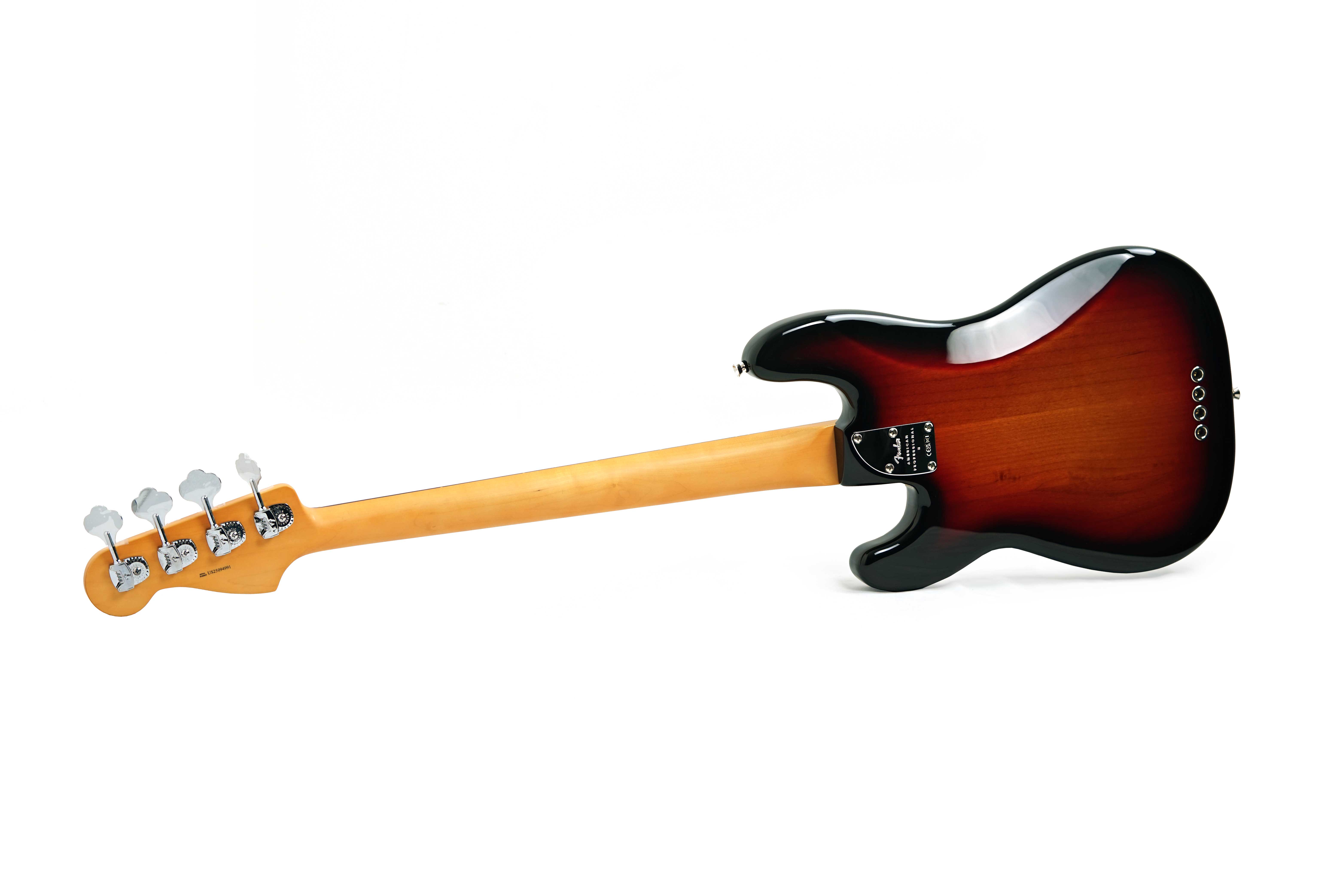 Fender American Professional II Precision Bass 3 Tone Sunburst Rosewood Fingerboard #US25094991
