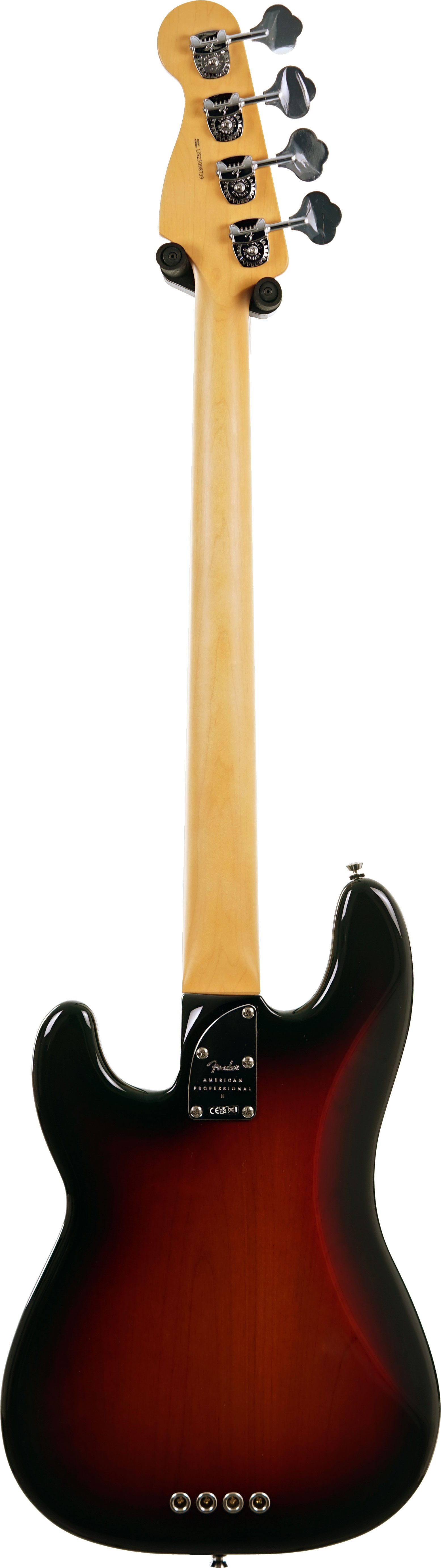 Fender American Professional II Precision Bass 3 Tone Sunburst Rosewood Fingerboard (Ex-Demo) #US25098739