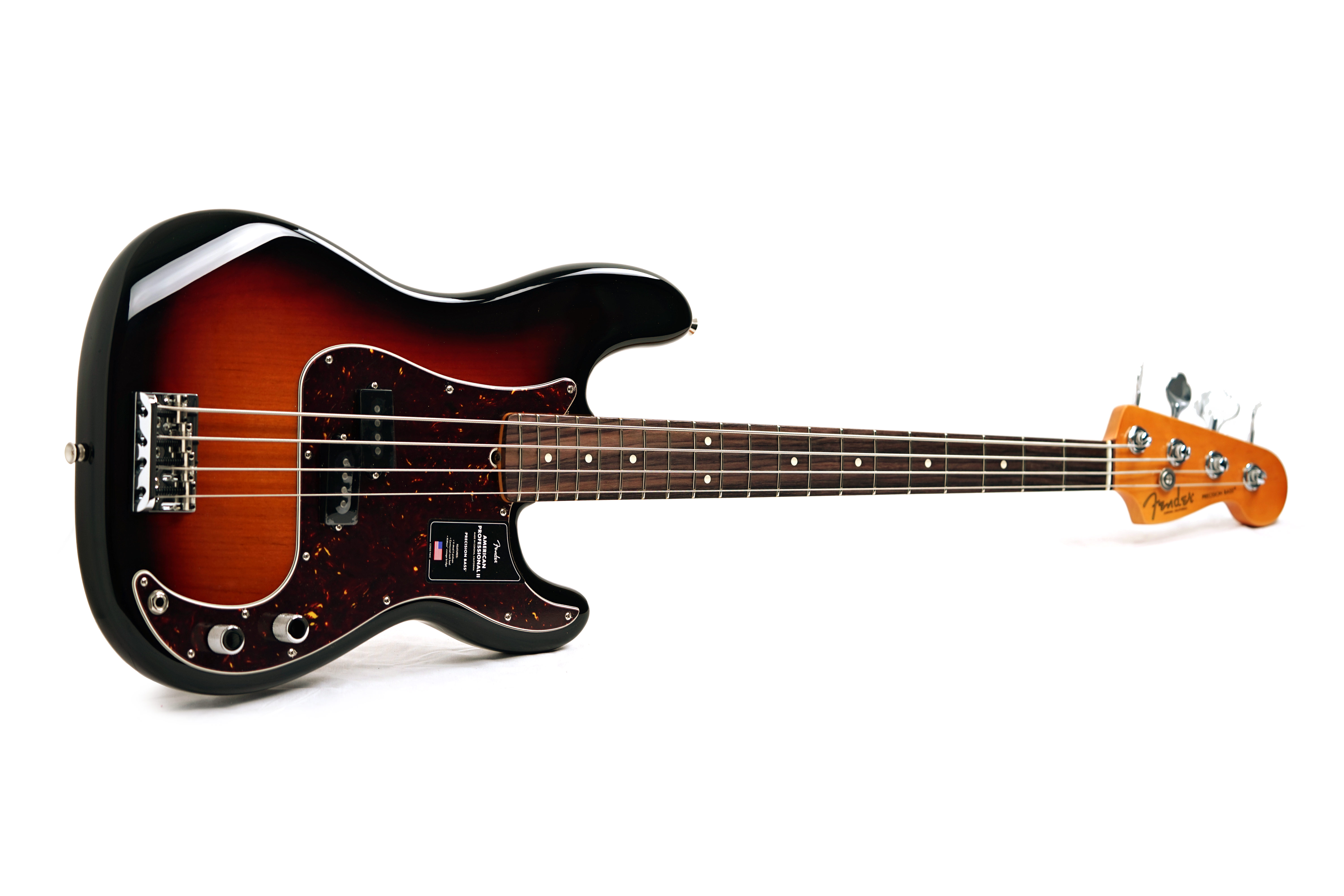 Fender American Professional II Precision Bass 3 Tone Sunburst Rosewood Fingerboard #US25101312