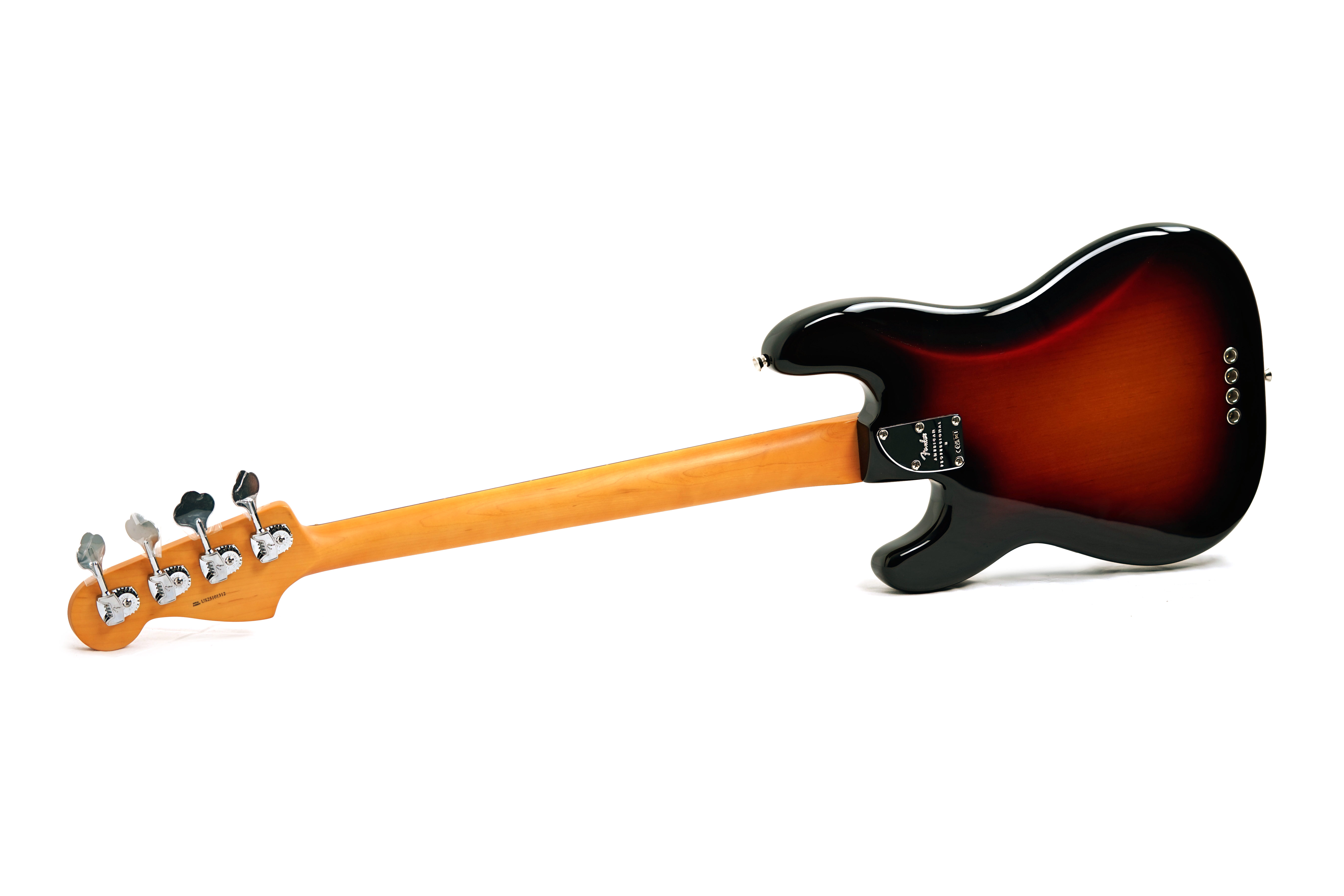 Fender American Professional II Precision Bass 3 Tone Sunburst Rosewood Fingerboard #US25101312