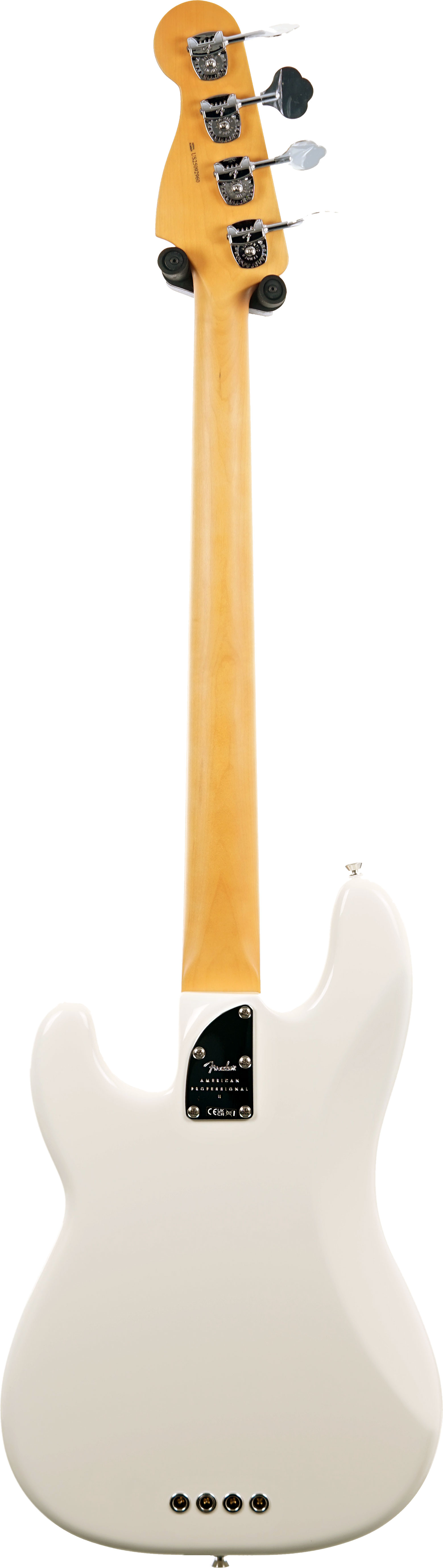 Fender American Professional II Precision Bass Olympic White Rosewood Fingerboard #US25092960