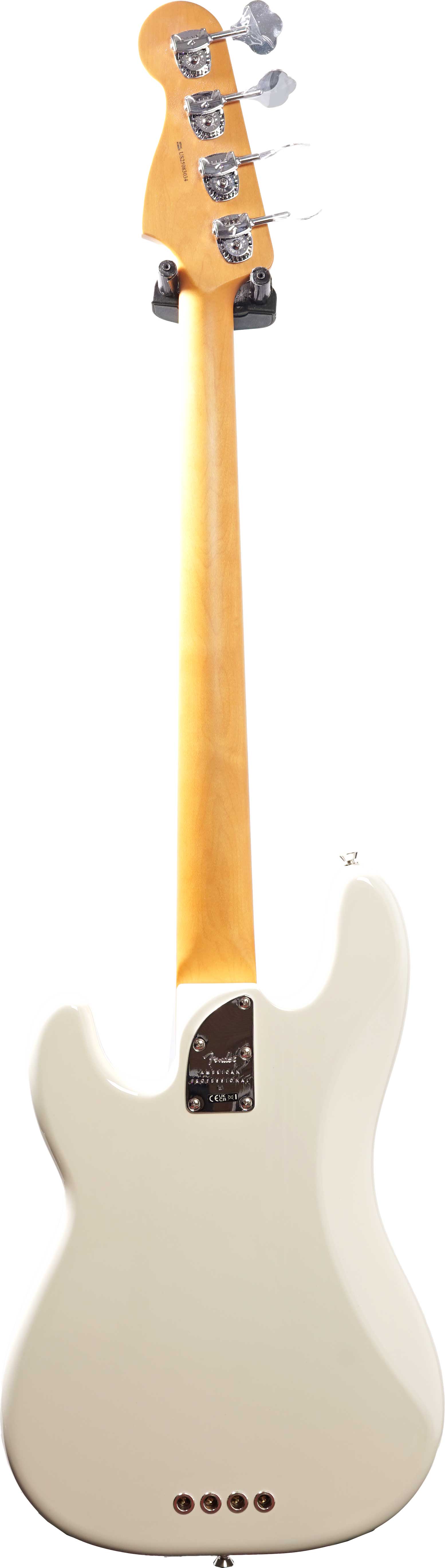 Fender American Professional II Precision Bass Olympic White Rosewood Fingerboard #US25083034