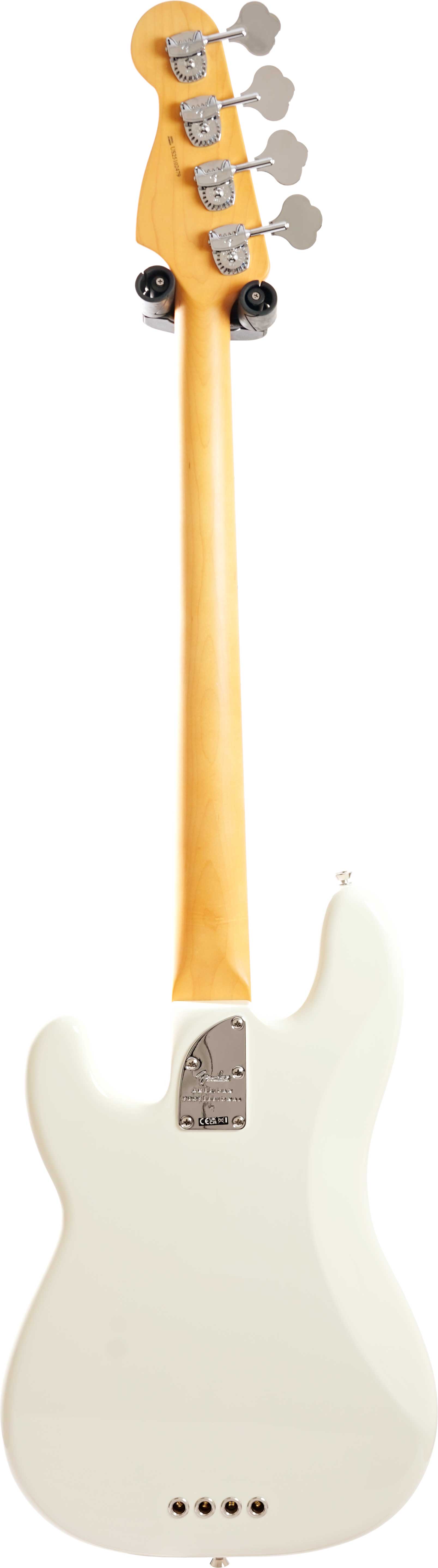 Fender American Professional II Precision Bass Olympic White Maple Fingerboard #US25102479