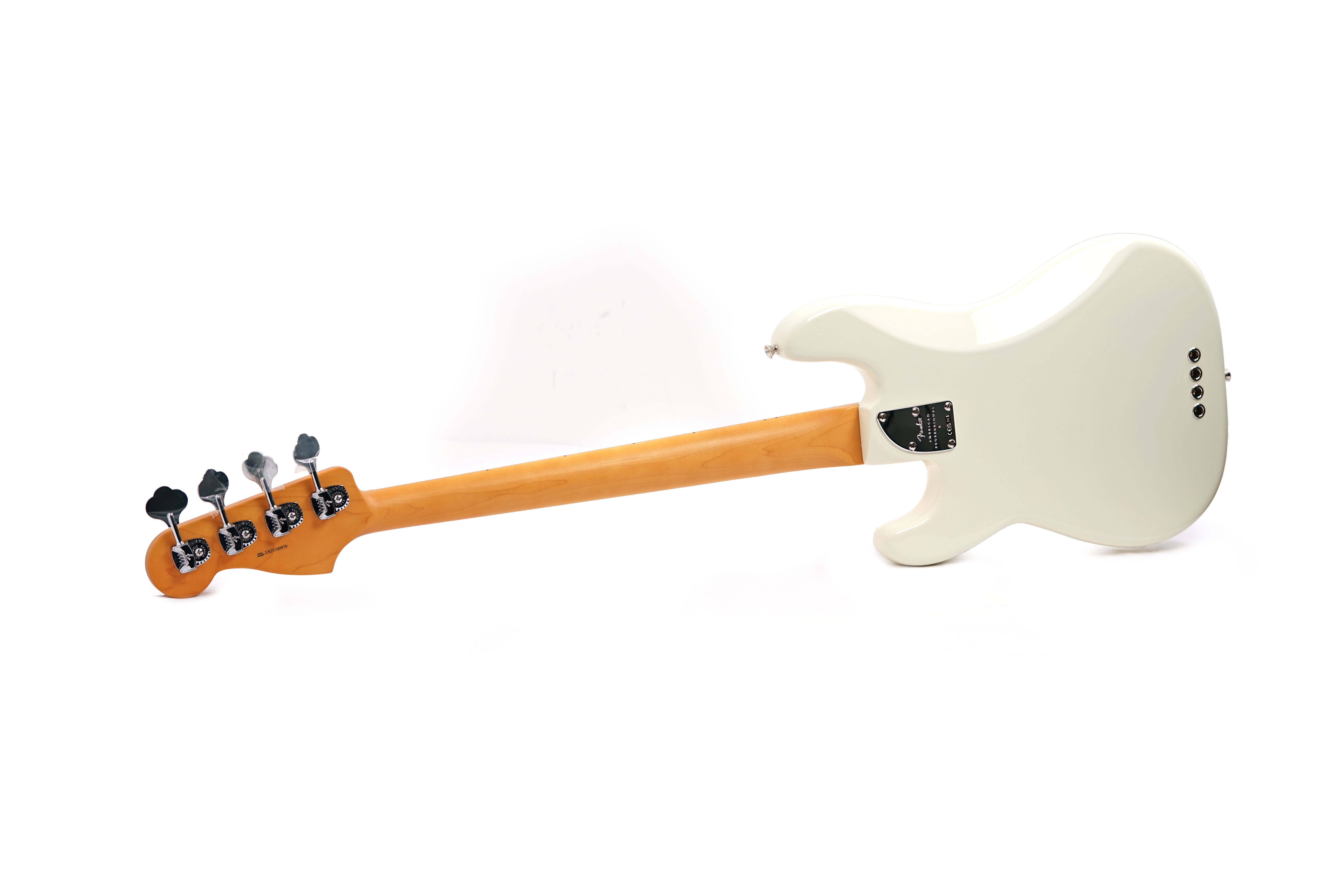 Fender American Professional II Precision Bass Olympic White Maple Fingerboard #US25100970
