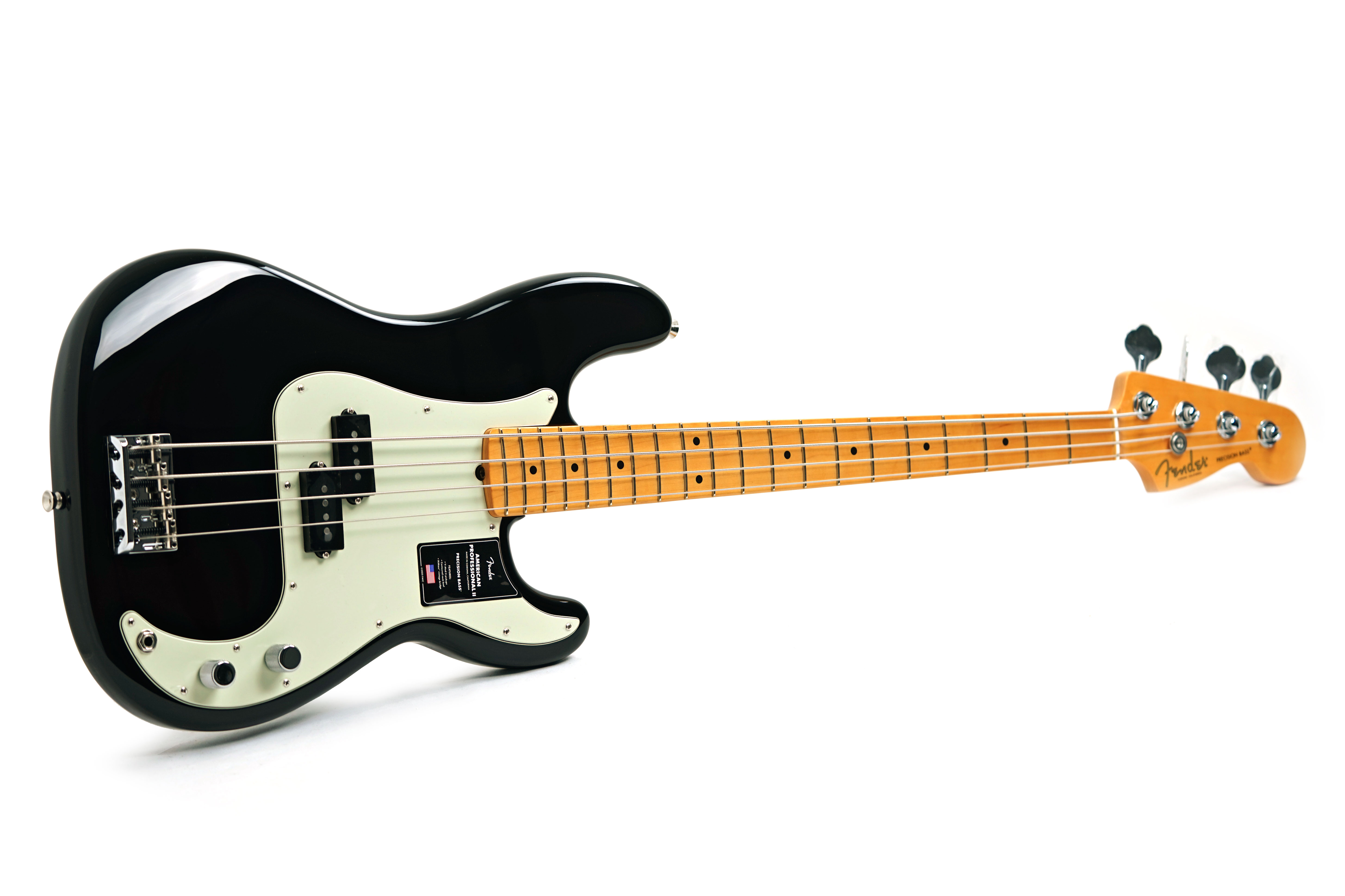 Fender American Professional II Precision Bass Black Maple Fingerboard #US25049673