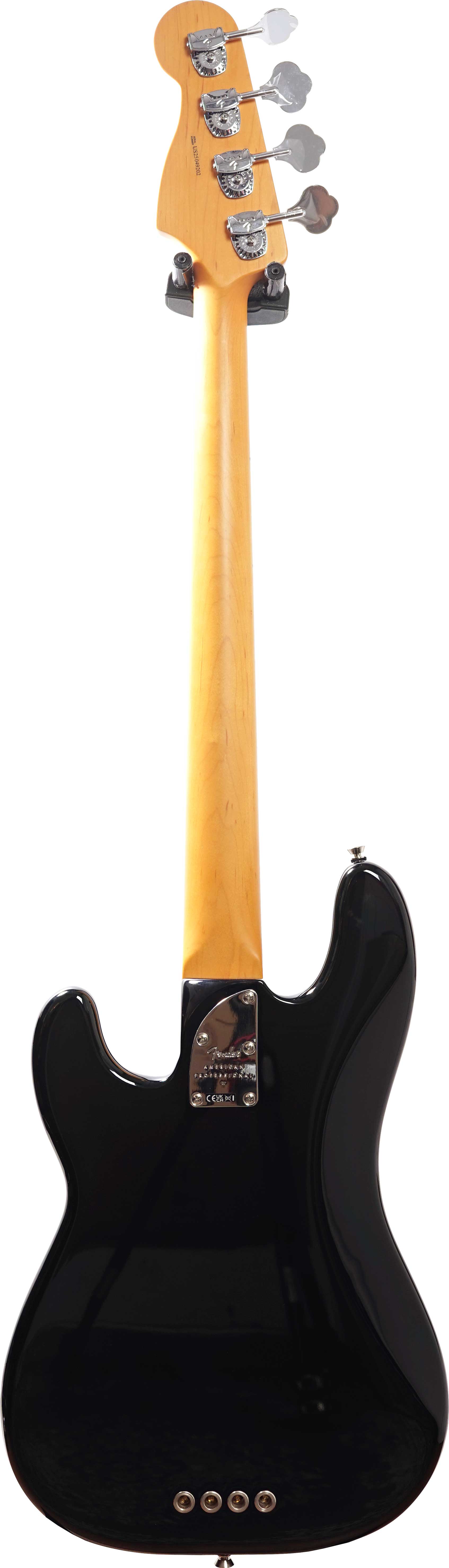 Fender American Professional II Precision Bass Black Maple Fingerboard #US25049202