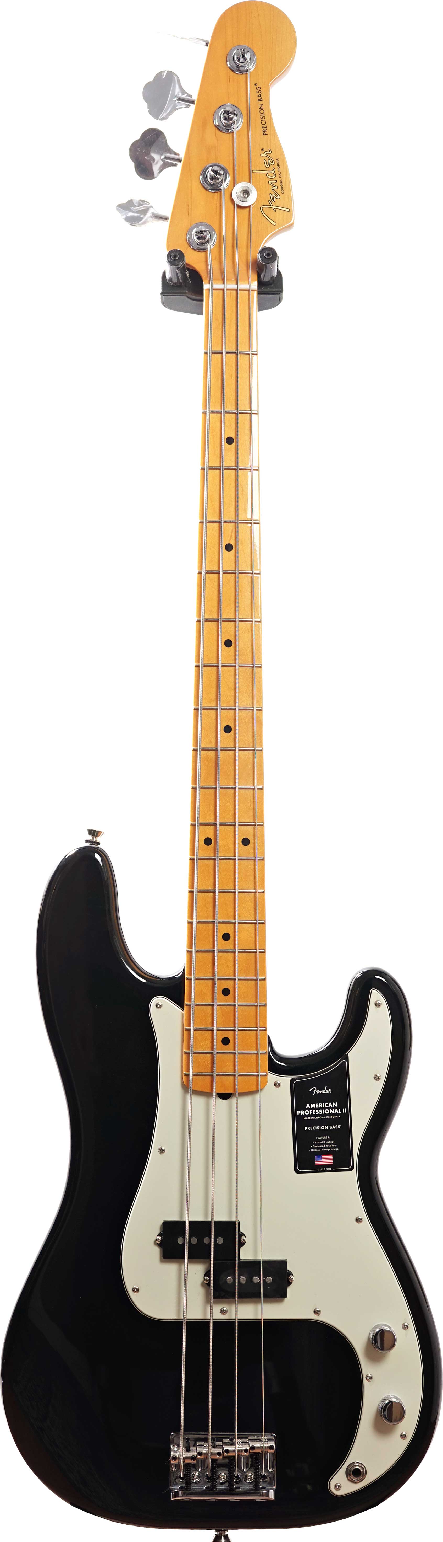 Fender American Professional II Precision Bass Black Maple Fingerboard #US25049202