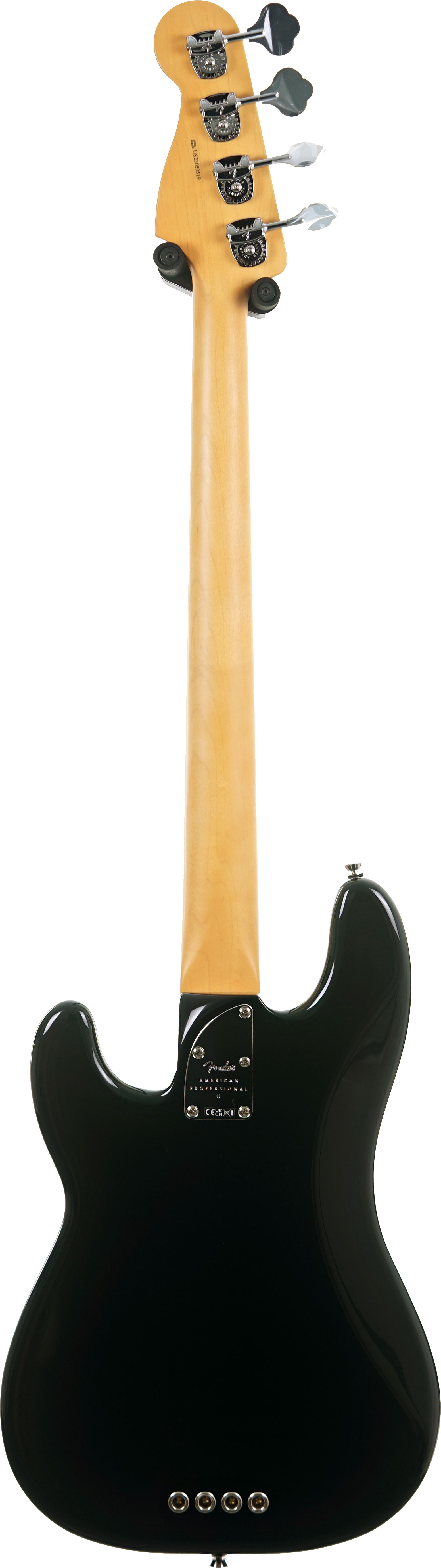 Fender American Professional II Precision Bass Black Maple Fingerboard #US25050519