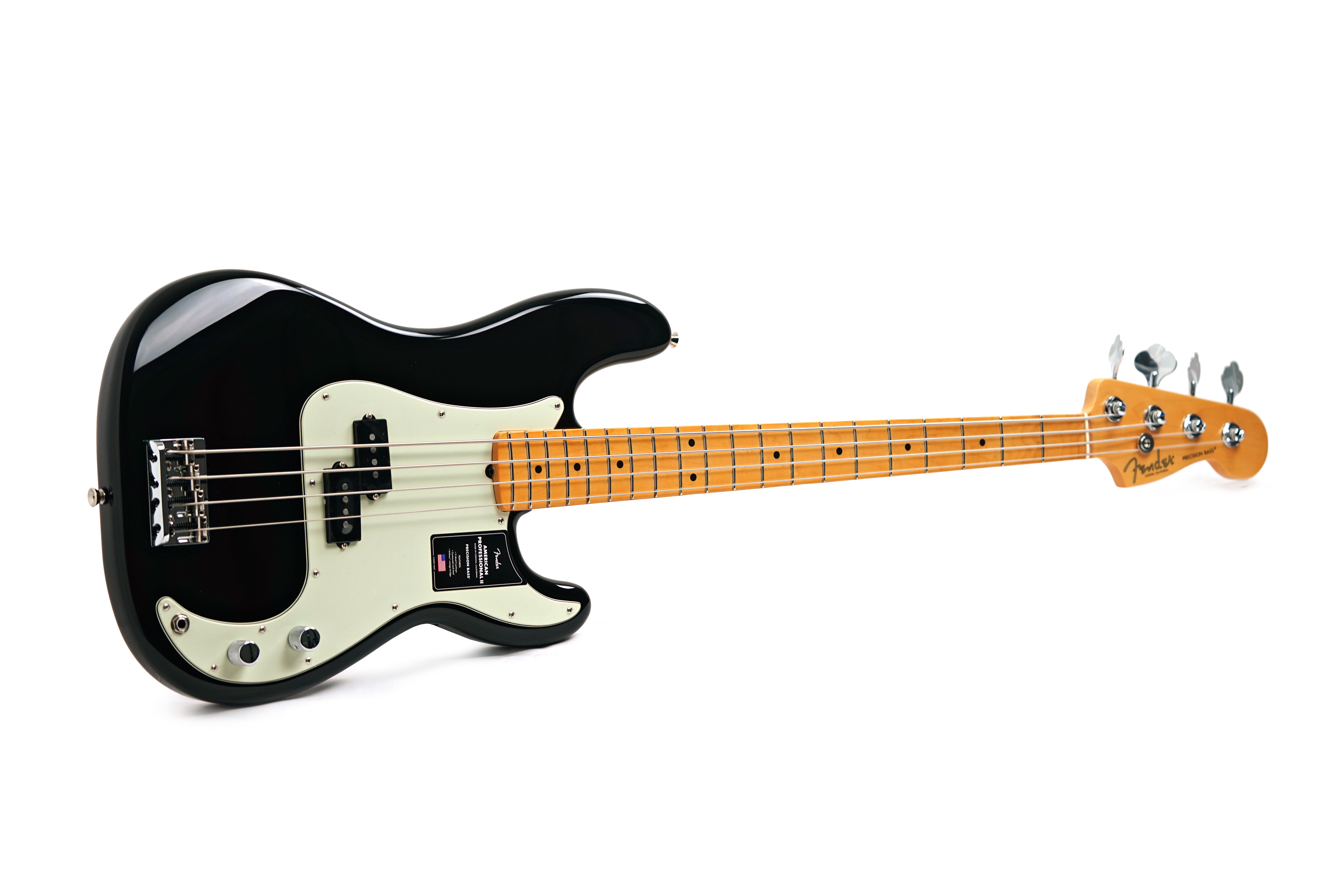 Fender American Professional II Precision Bass Black Maple Fingerboard #US25050519