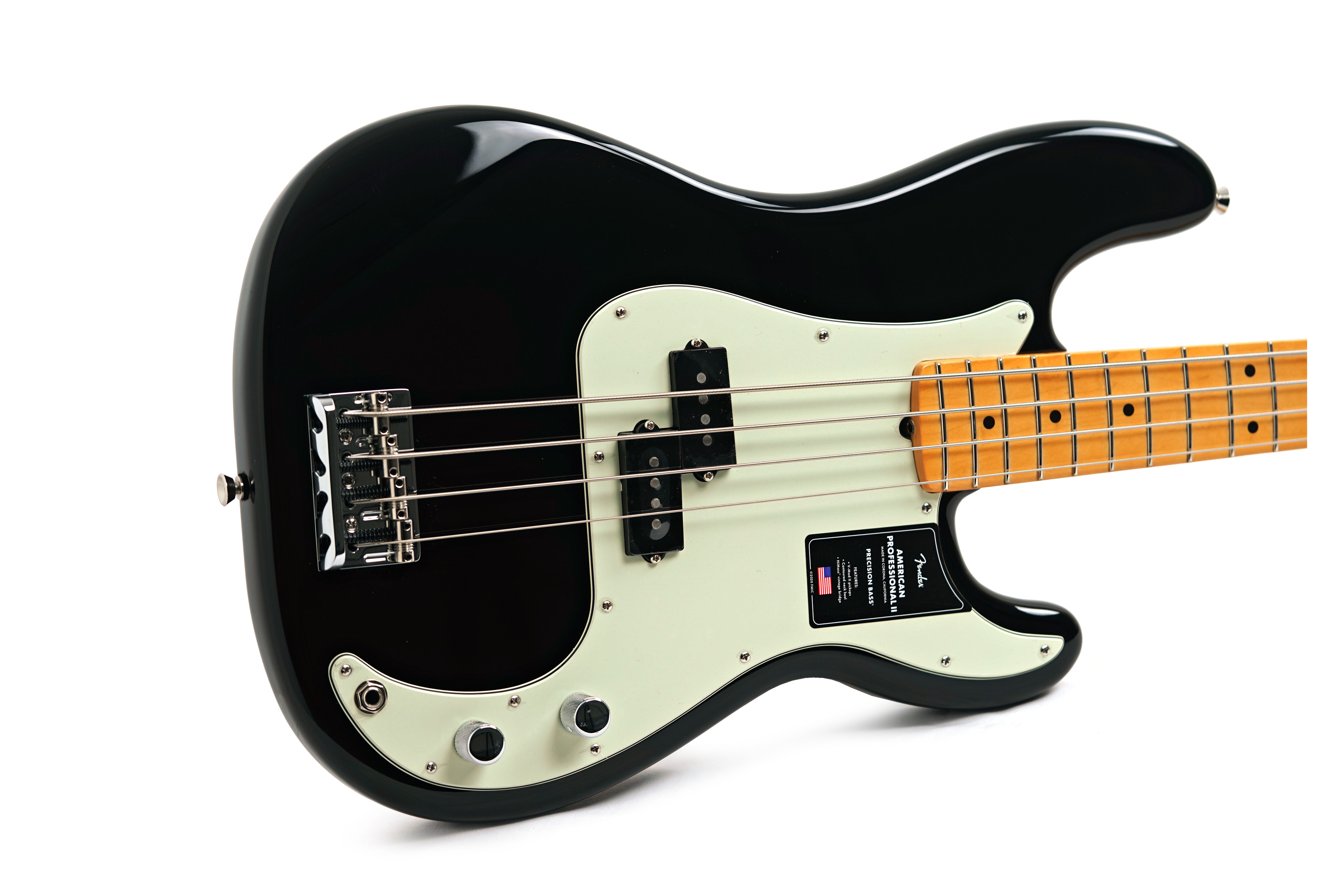 Fender American Professional II Precision Bass Black Maple Fingerboard #US25050519
