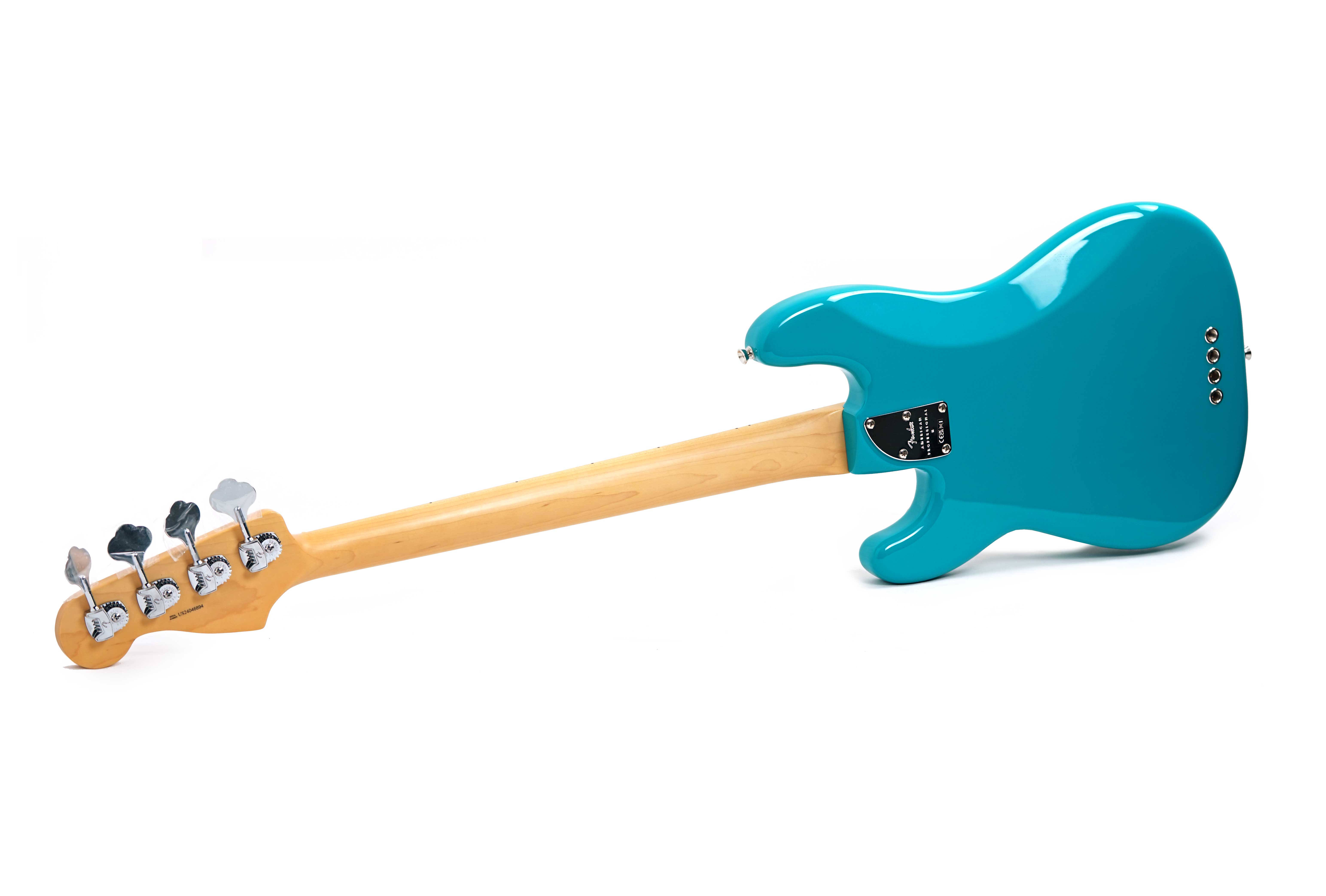 Fender American Professional II Precision Bass Miami Blue Maple Fingerboard #US24046894