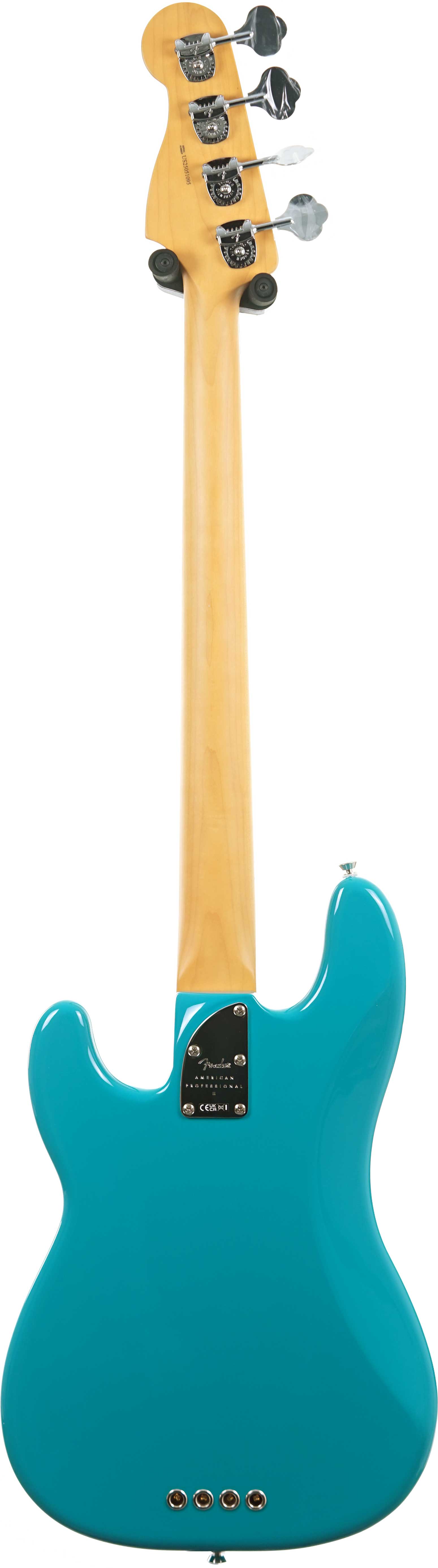 Fender American Professional II Precision Bass Miami Blue Maple Fingerboard #US25051095