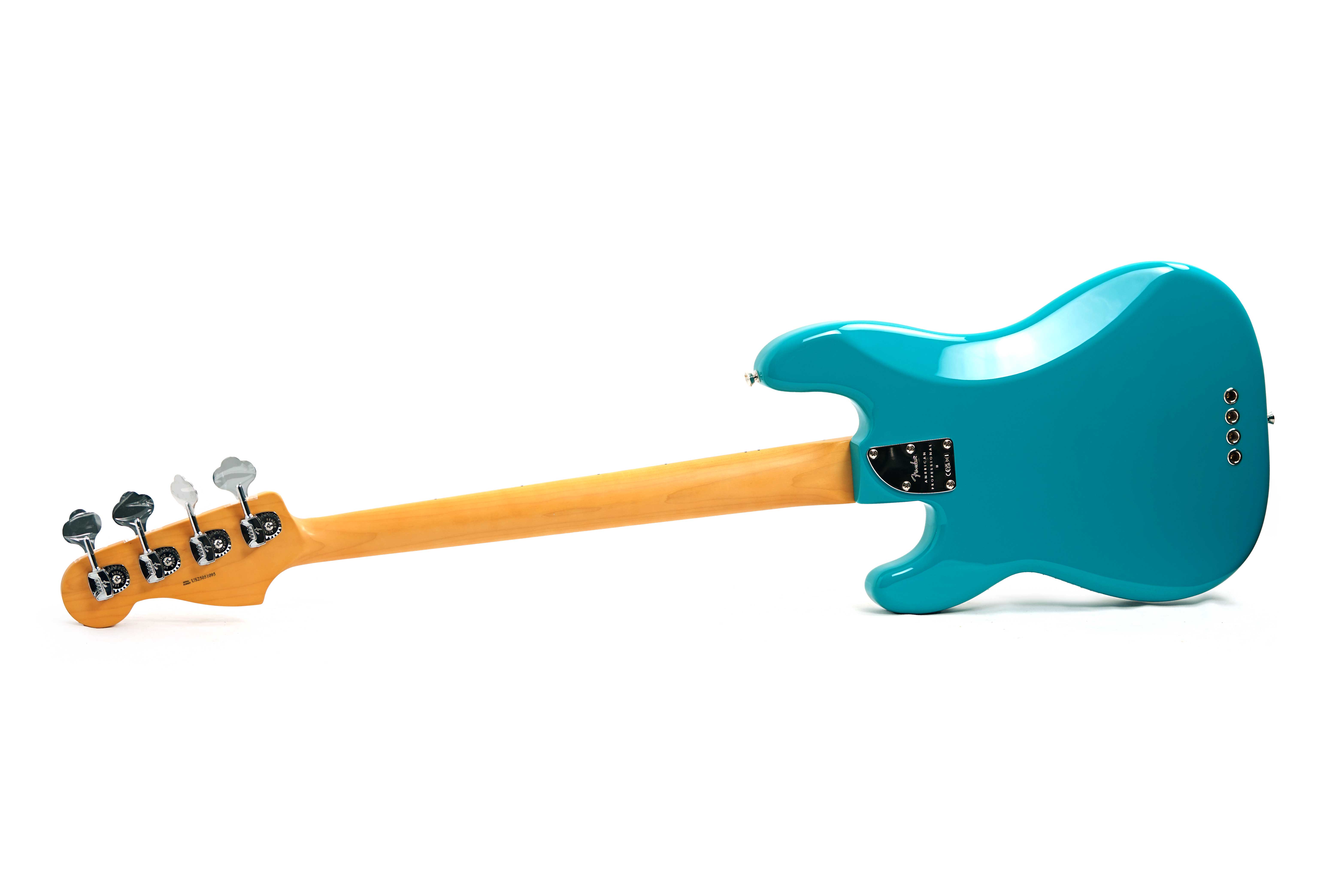 Fender American Professional II Precision Bass Miami Blue Maple Fingerboard #US25051095