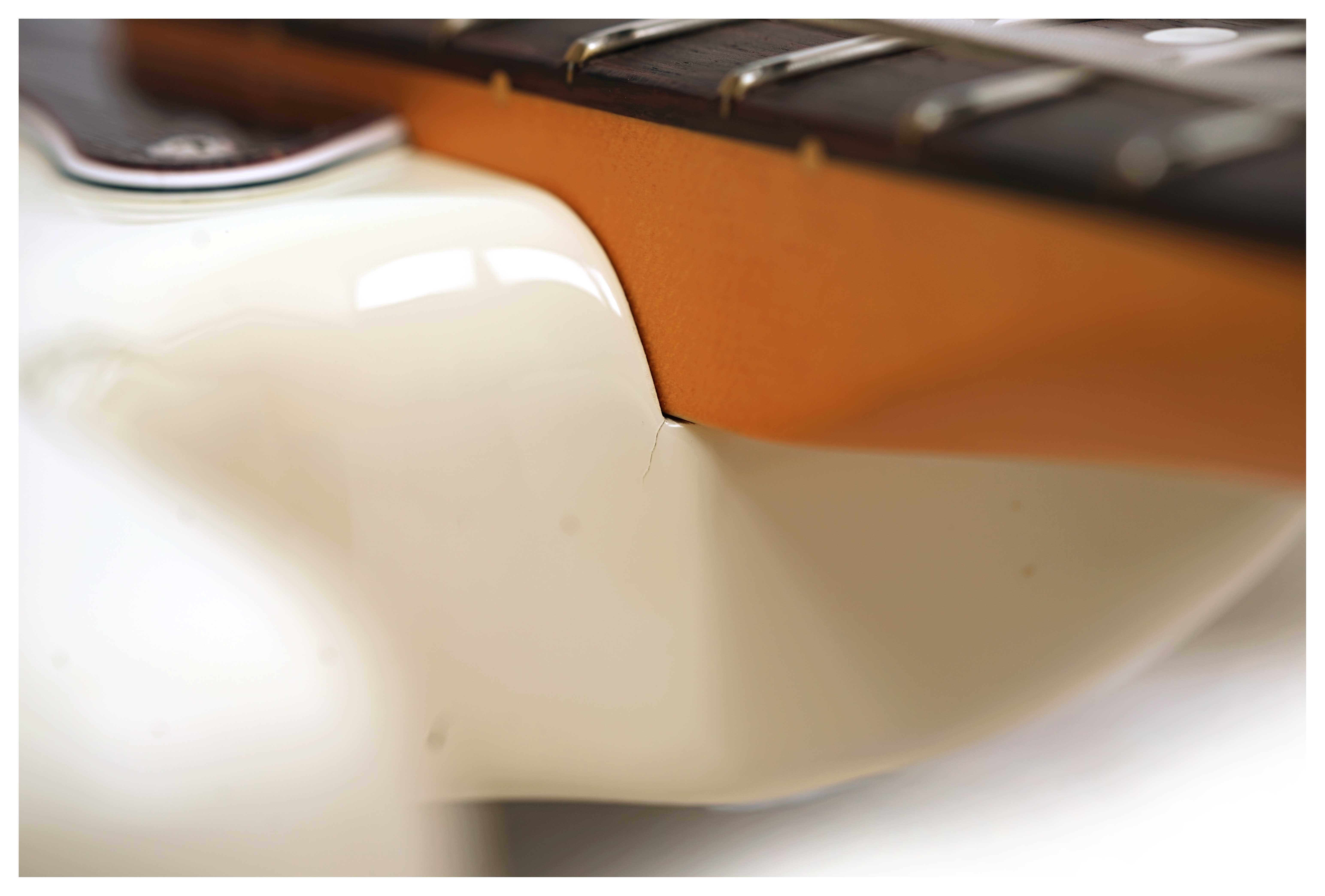 Fender American Professional II Precision Bass Olympic White Rosewood Fingerboard Left Handed (Ex-Demo) #US25066756
