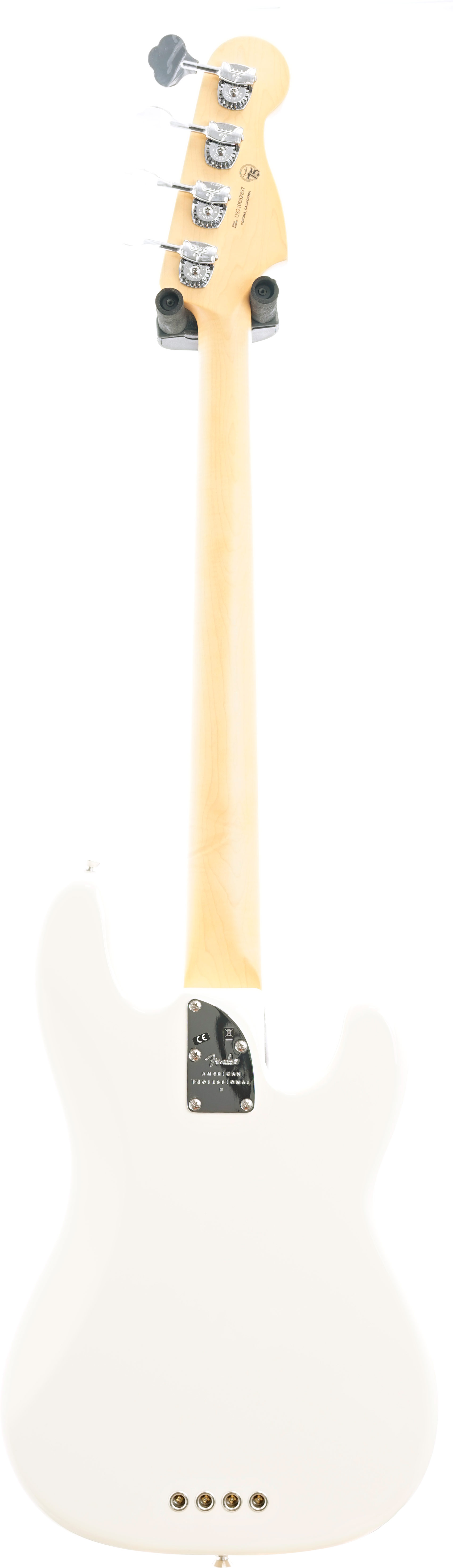 Fender American Professional II Precision Bass Olympic White Rosewood Fingerboard Left Handed