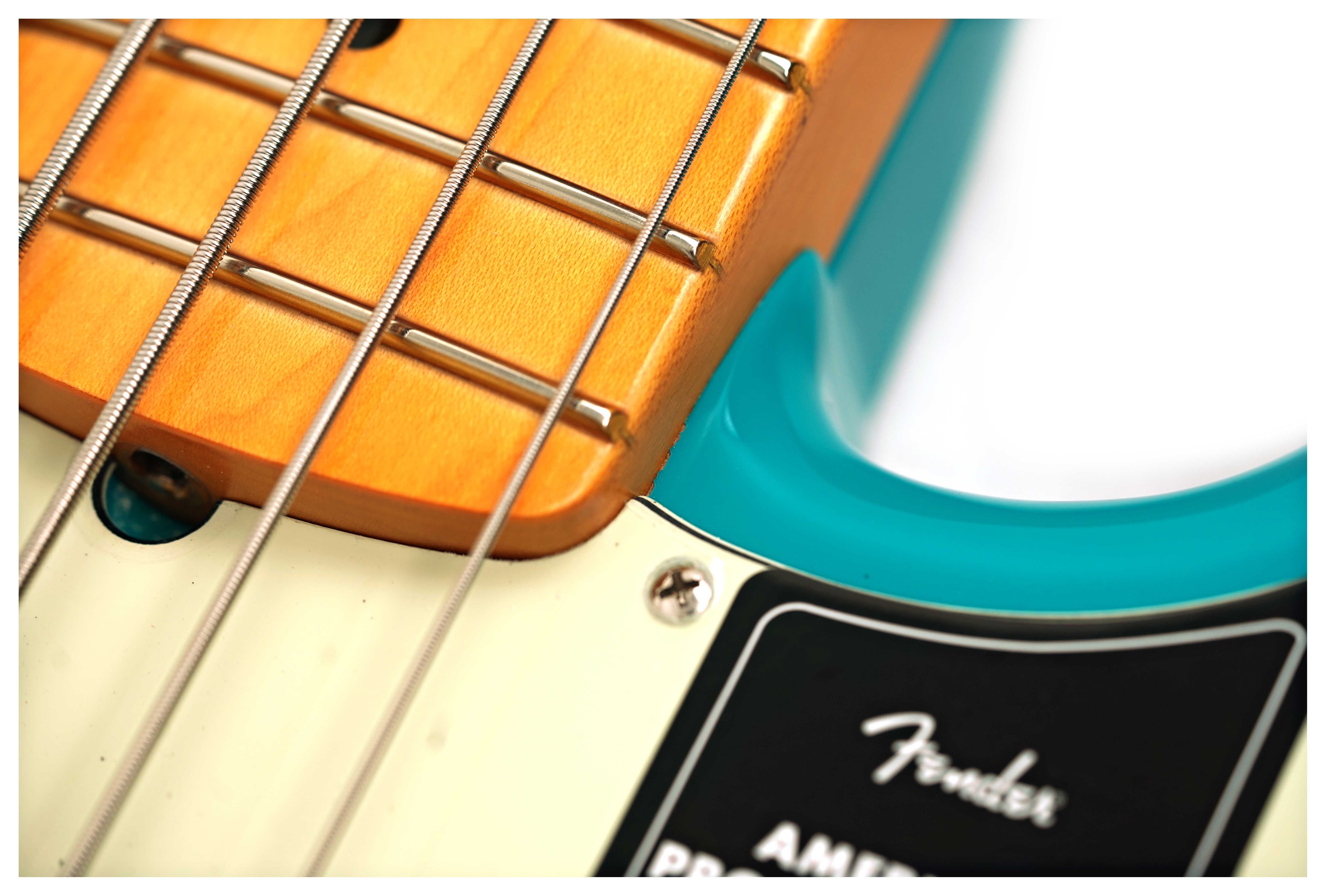 Fender American Professional II Precision Bass V Miami Blue Maple Fingerboard (Ex-Demo) #US24044632