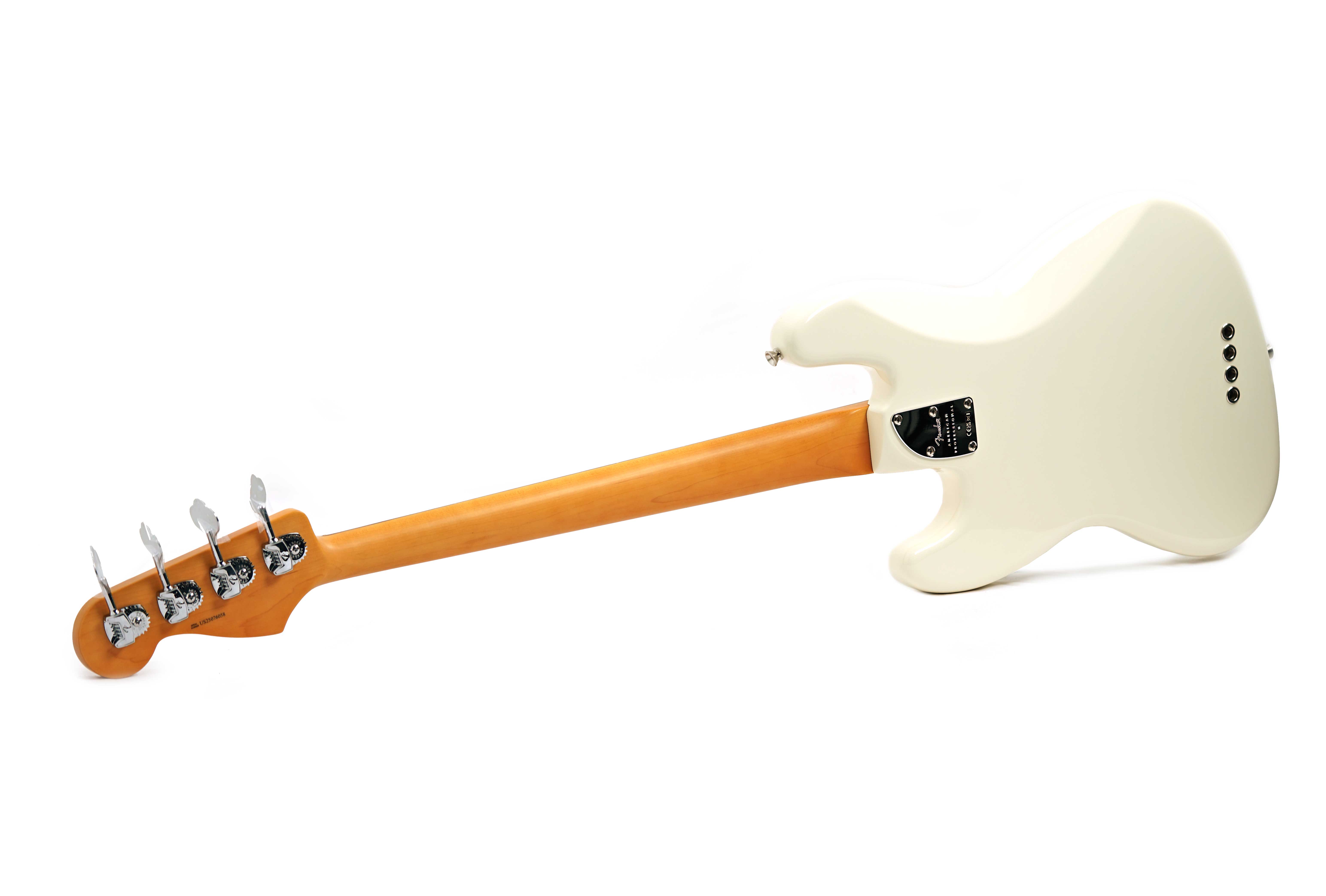 Fender American Professional II Jazz Bass Olympic White Rosewood Fingerboard (Nearly New) #US25061854