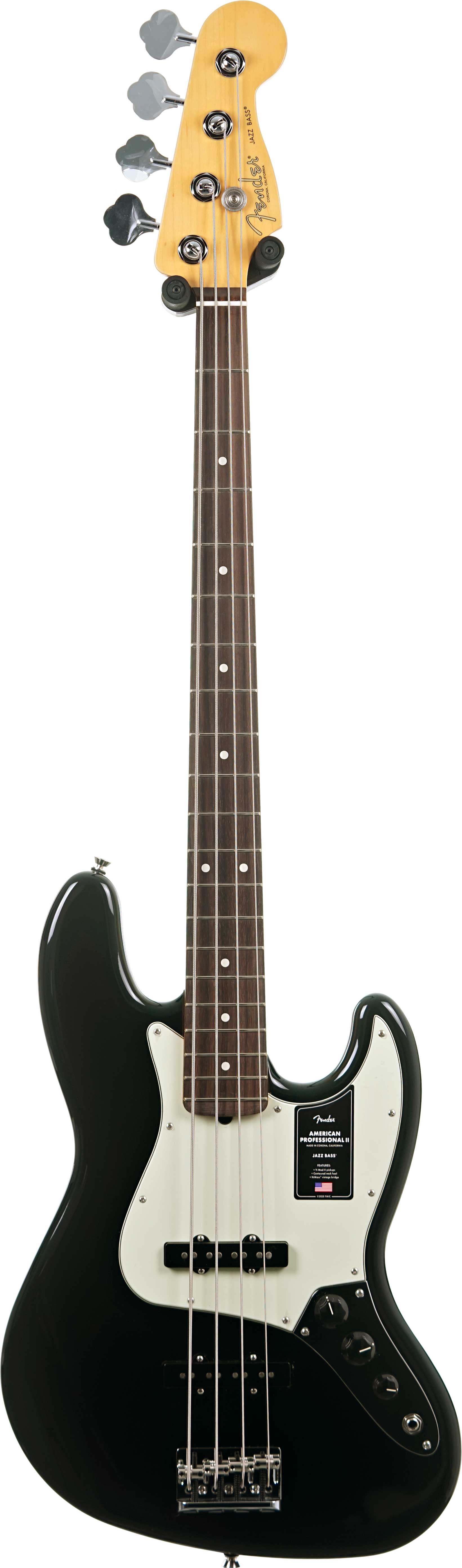 Fender American Professional II Jazz Bass Black Rosewood Fingerboard #US25048940
