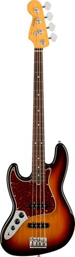 Fender American Professional II Jazz Bass 3 Tone Sunburst Rosewood Fingerboard Left Handed