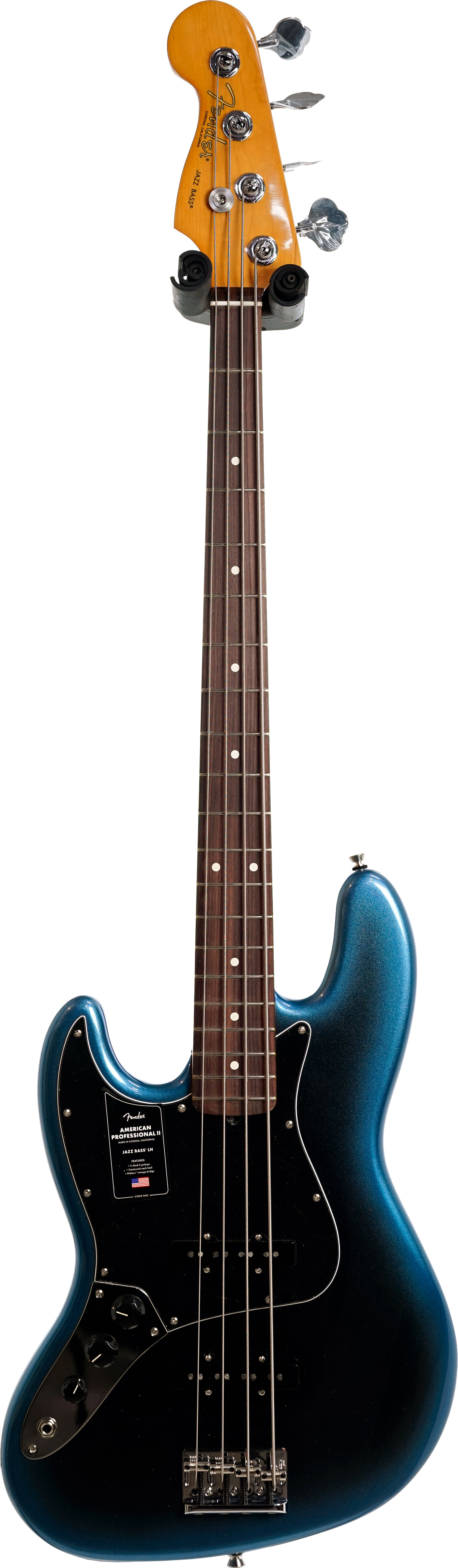 Fender American Professional II Jazz Bass Dark Night Rosewood Fingerboard Left Handed (Nearly New) #US24025379