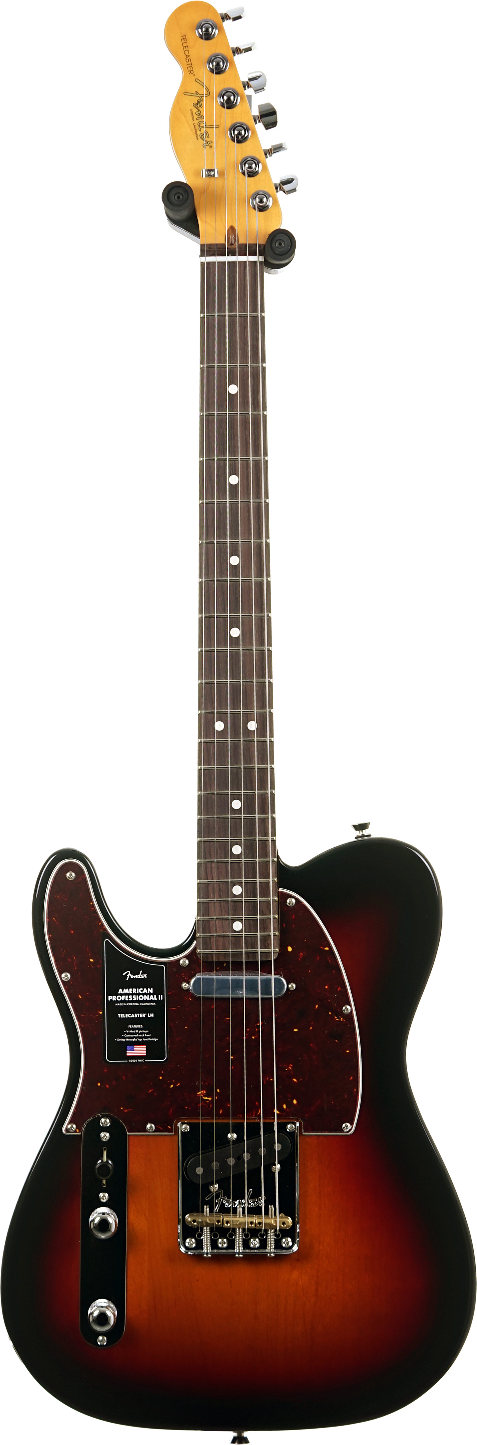 Fender American Professional II Telecaster 3 Tone Sunburst Rosewood Fingerboard Left Handed #US25069263